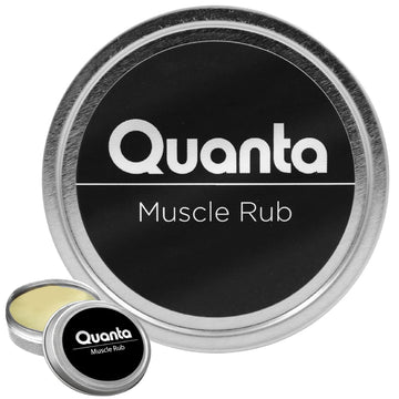 Quanta Muscle Rub - Coconut Oil, Vitamin E, Arnica, Ginger Root, Turmeric & Lavender – 1 oz QuantaAu supplements
