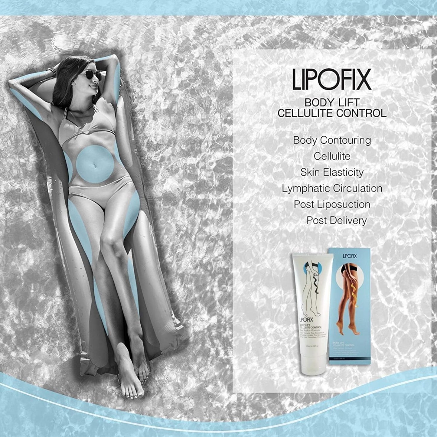 LIPOFIX Anti Cellulite Cream Luxurious Formula Body Contour Cream Effectively Tone LIPOFIXUS supplements