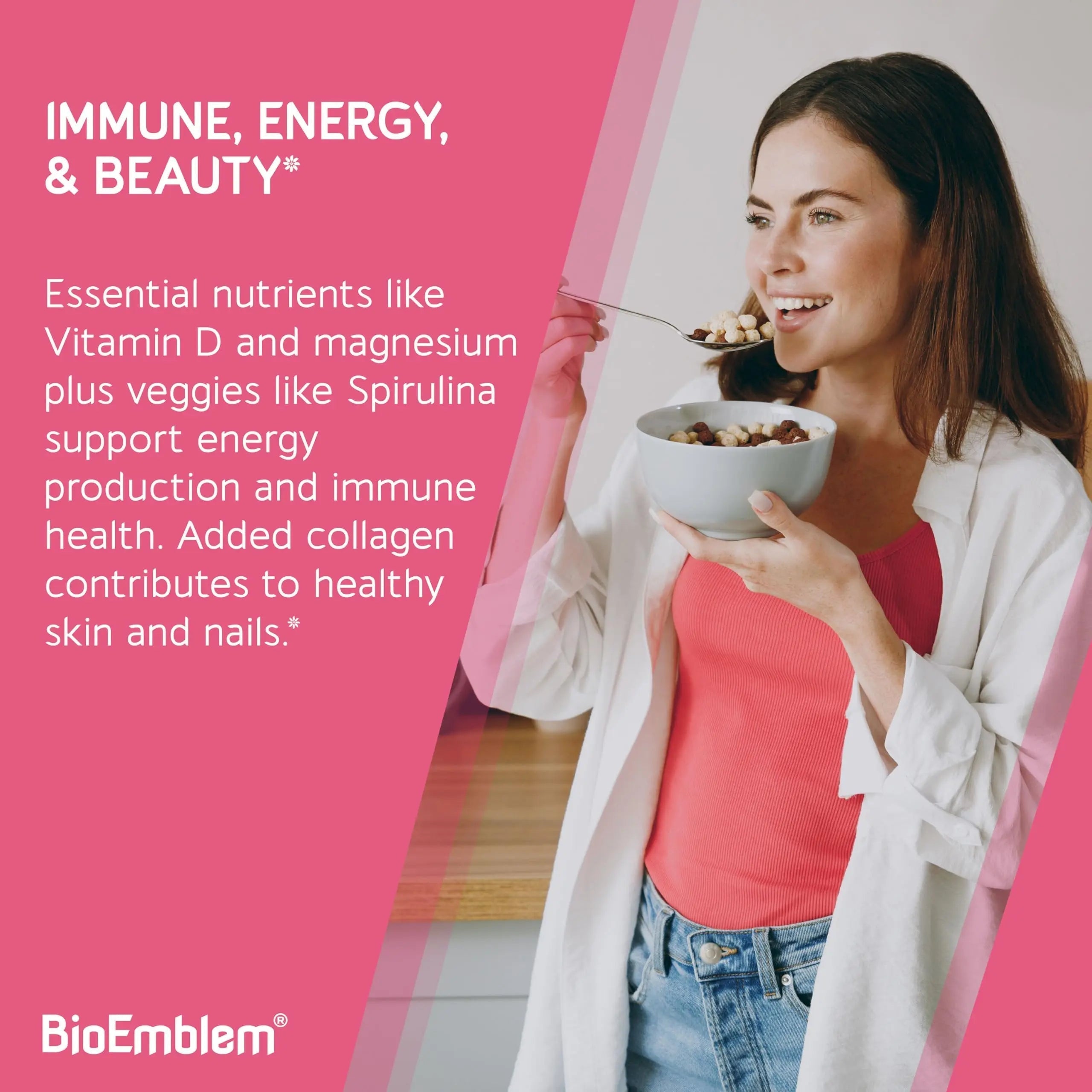 BioEmblem Women's Multivitamin - Complete Daily Multi for Immunity, Energy, Hair, Skin with Vitamin A, B12, B6, D3, Biotin BioEmblemAu supplements
