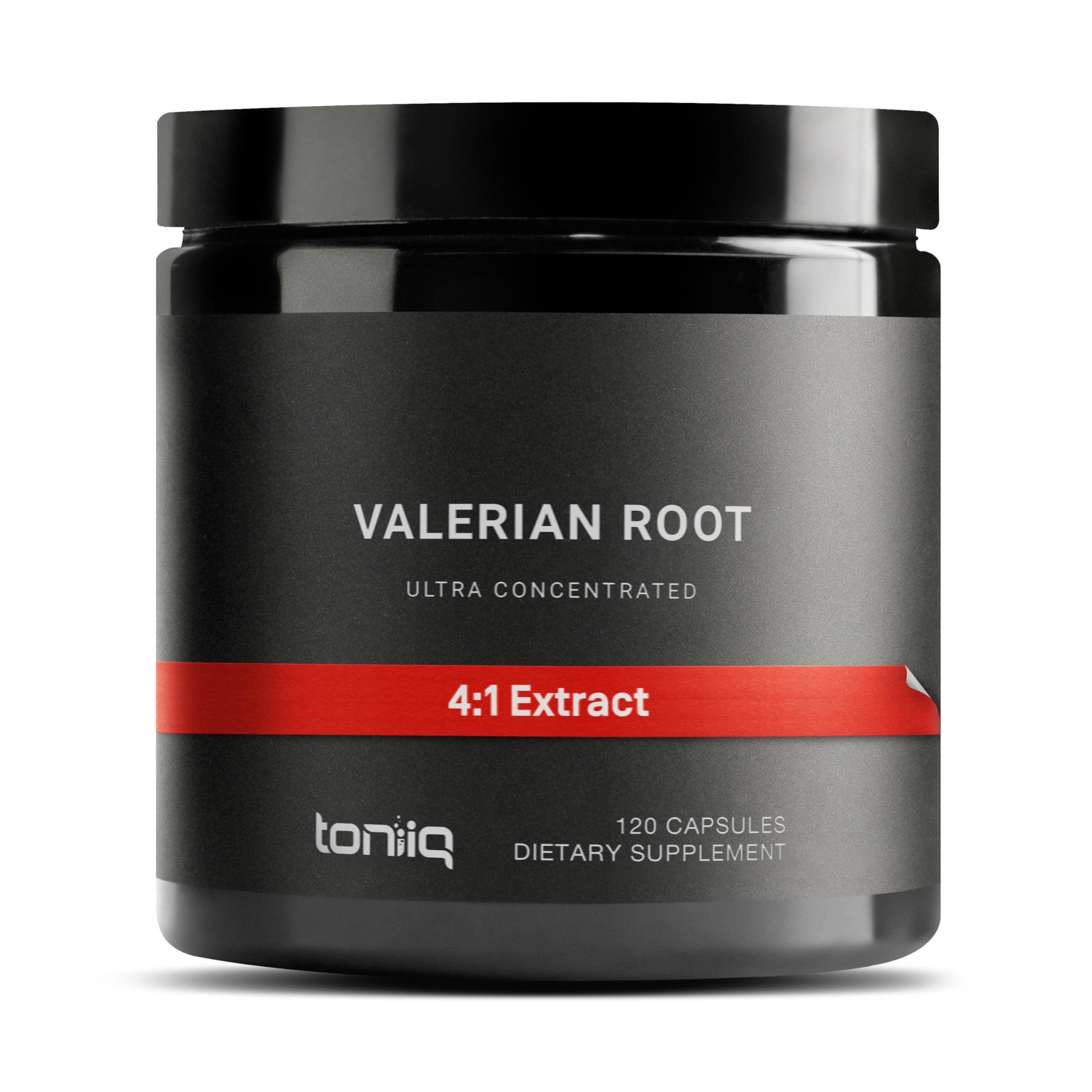 Toniiq Valerian Root Capsules - Ultra High Potency 4:1 Extract - Highly Concentrated - Third-Party Lab Tested - 120 Capsules ToniiqAu supplements