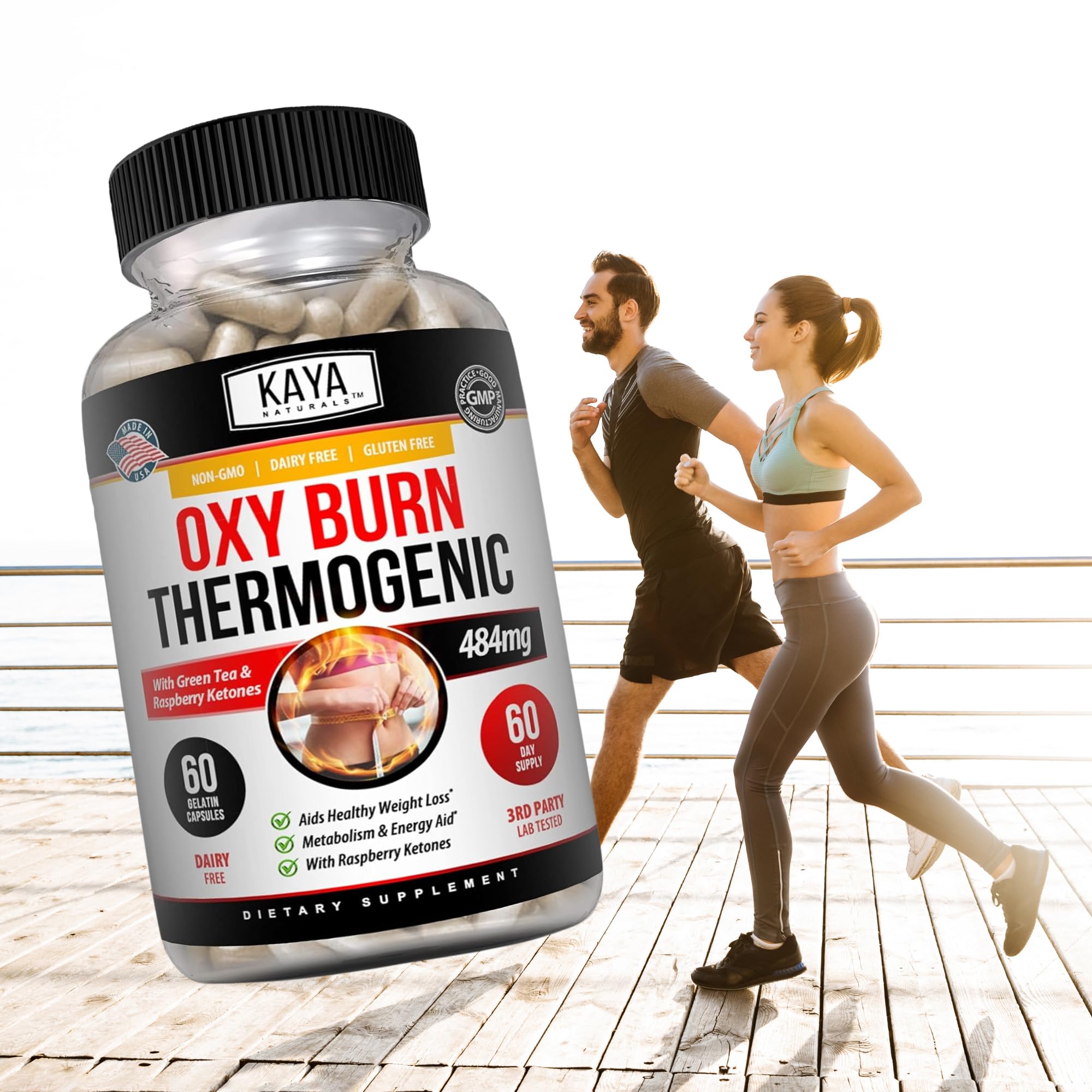 Kaya Naturals Oxy Burn - Weight Loss Pills for Women & Men - Appetite Suppressant Kaya NaturalsUS supplements