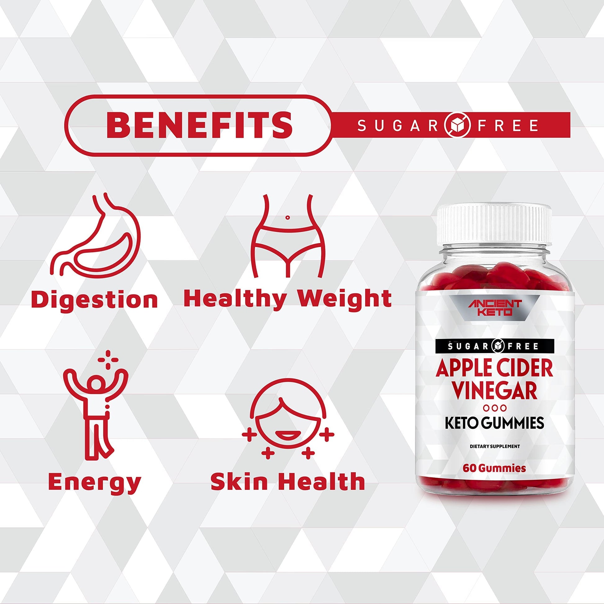 Ancient Keto Sugar Free Keto ACV Gummies, Apple Cider Vinegar Gummy Ancient KetoAu supplements
