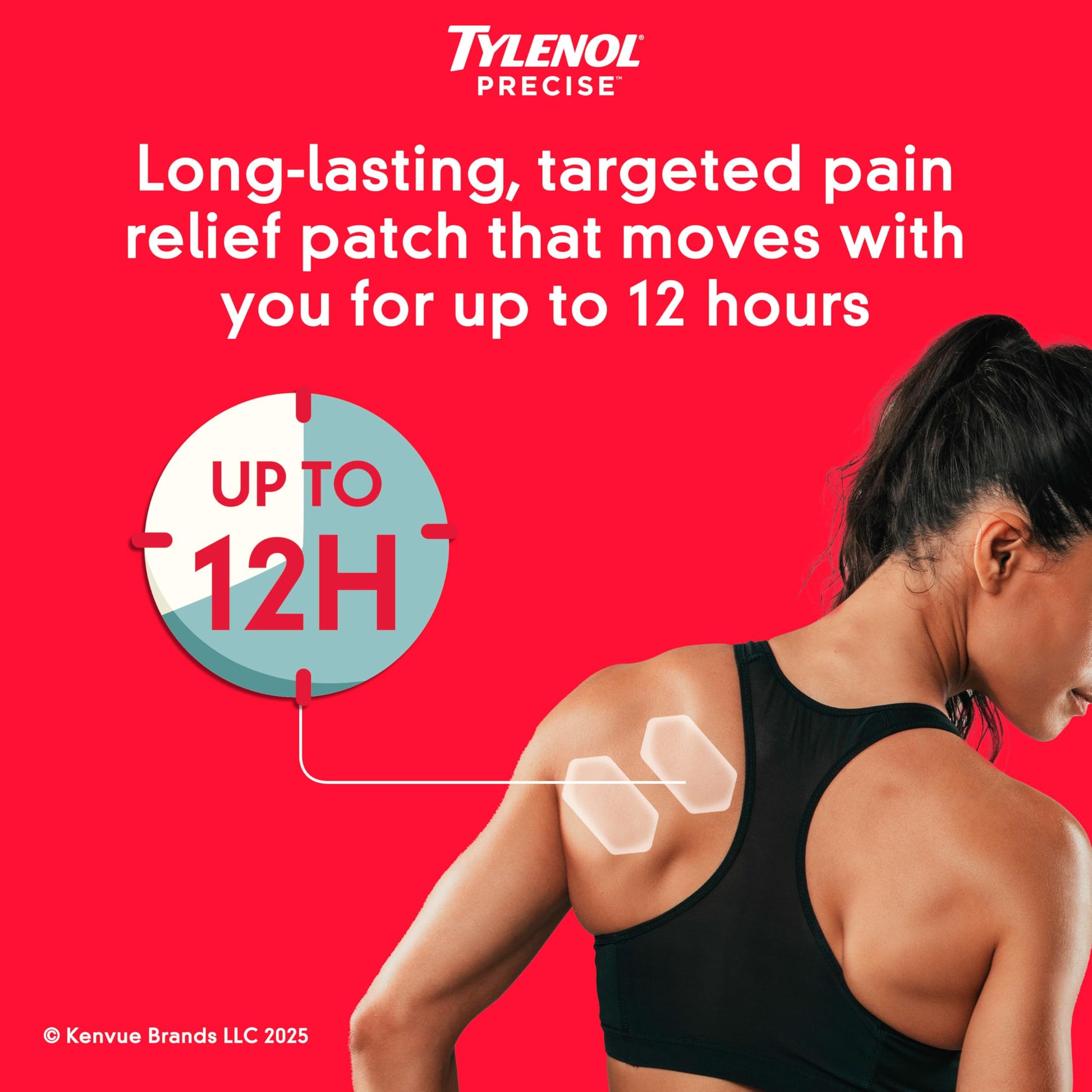 Tylenol Precise Pain Relieving Patches, Topical Analgesic Patches + Maximum OTC Strength Lidocaine Penetrates, Targeted Relief Ideal for Shoulder, Back & Knee Pain, Unscented, 3 x 2 ct TylenolAu supplements