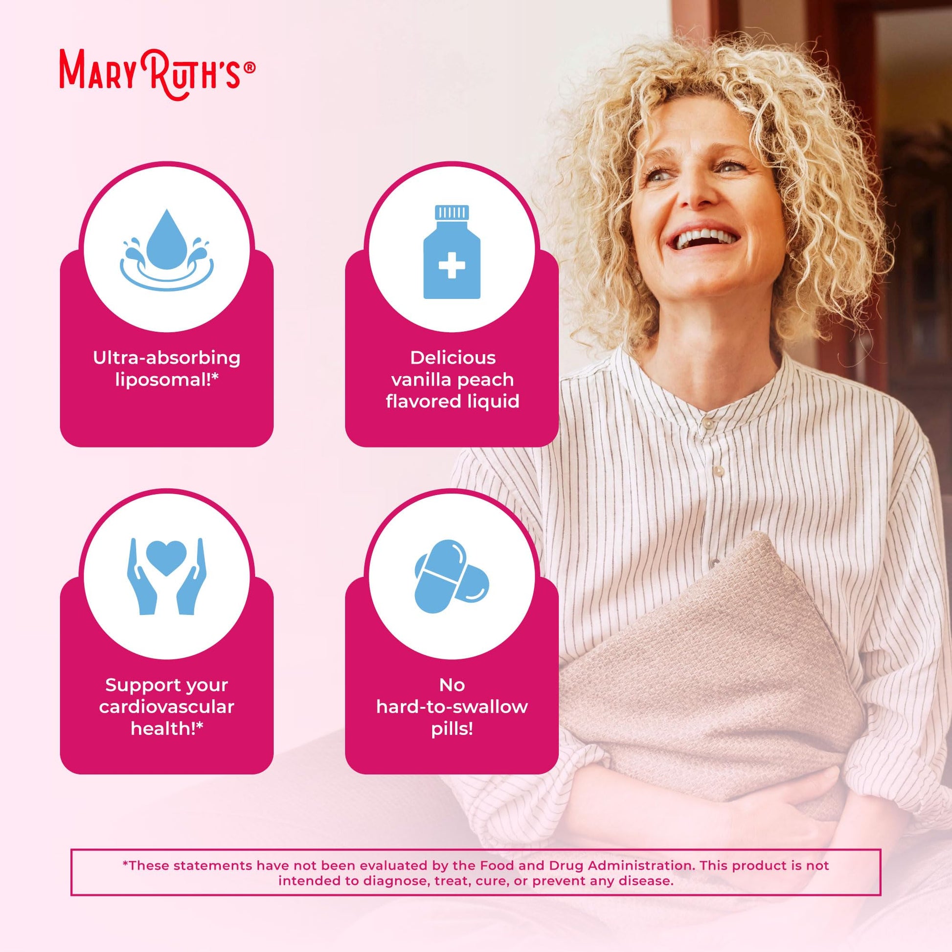 MaryRuth’s Multivitamin Liposomal for Women 40+ | Womens Multivitamin Liposomal | Immune Support Supplement | Menopause Supplement | Methylated Multivitamin | Vegan | Sugar Free | Non-GMO |15.22 Fl Oz MARYRUTH'SUS supplements