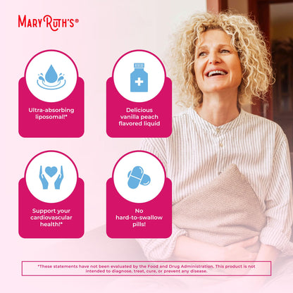MaryRuth’s Multivitamin Liposomal for Women 40+ | Womens Multivitamin Liposomal | Immune Support Supplement | Menopause Supplement | Methylated Multivitamin | Vegan | Sugar Free | Non-GMO |15.22 Fl Oz MARYRUTH'SUS supplements