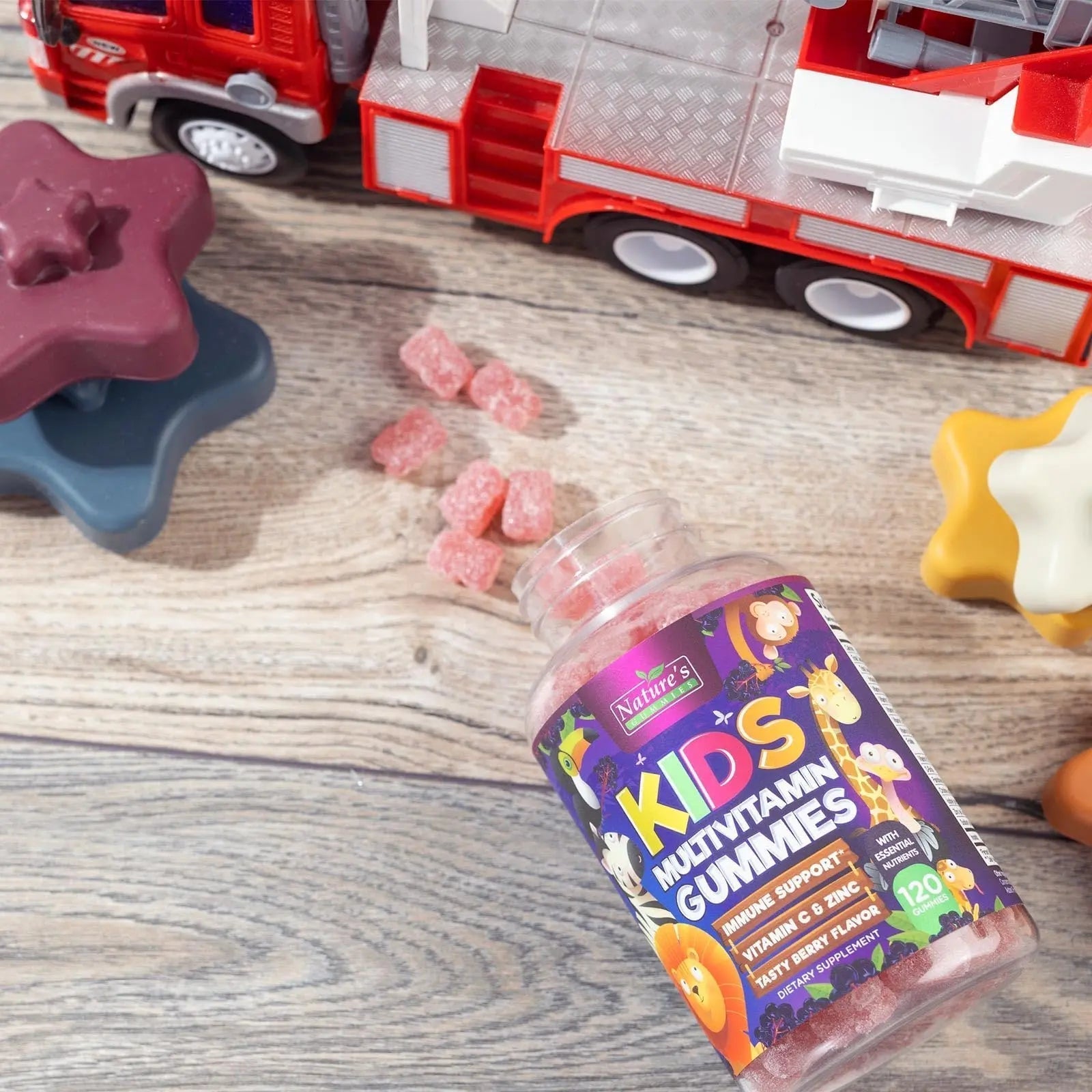 Multivitamin for Kids - Complete Daily Children's Multi Vitamin Gummies with Vitamin D, B Vitamins, Zinc & More - Energy, Memory Focus Nature's NutritionAu supplements