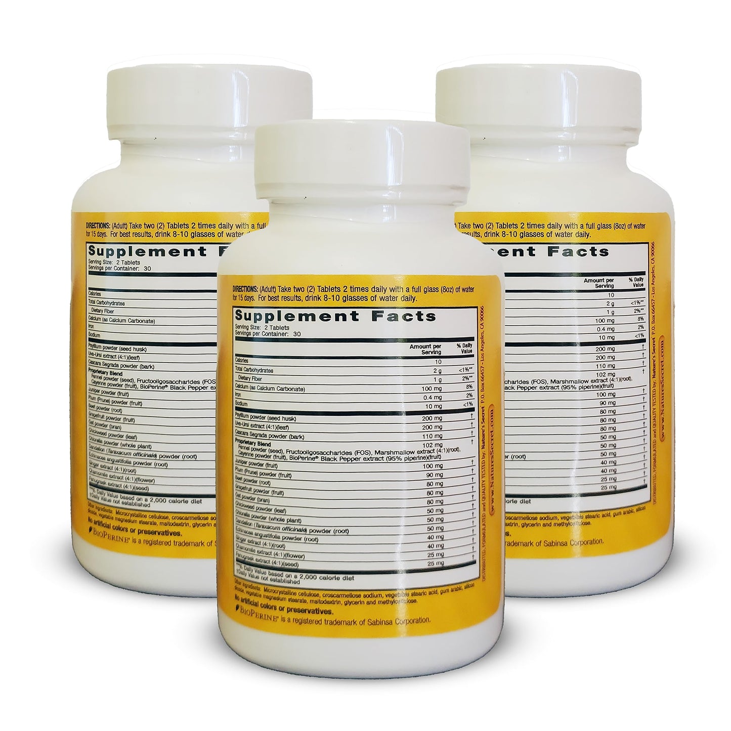 Nature's Secret 15-Day Weight Loss Support Cleanse & Flush (Pack of 3) Nature's SecretUS supplements