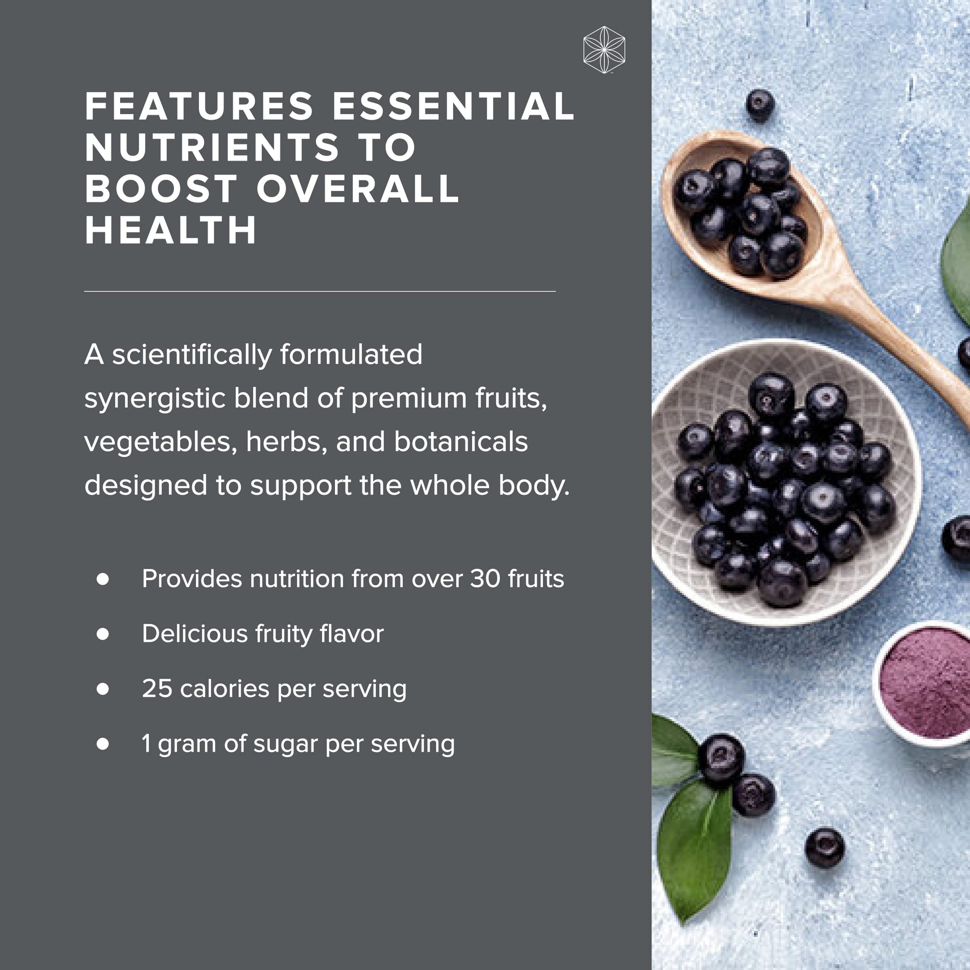 Isagenix Fruits - Phytonutrient & Superfruits Drink Mix - Health Support Supplement IsagenixUS supplements
