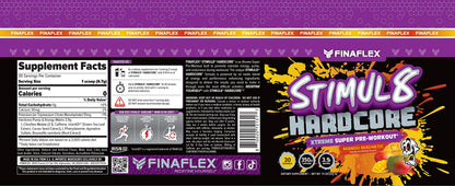 FINAFLEX STIMUL8 Hardcore, Mango Madness - Extreme Energy, Strength & Endurance FINAFLEXUS supplements