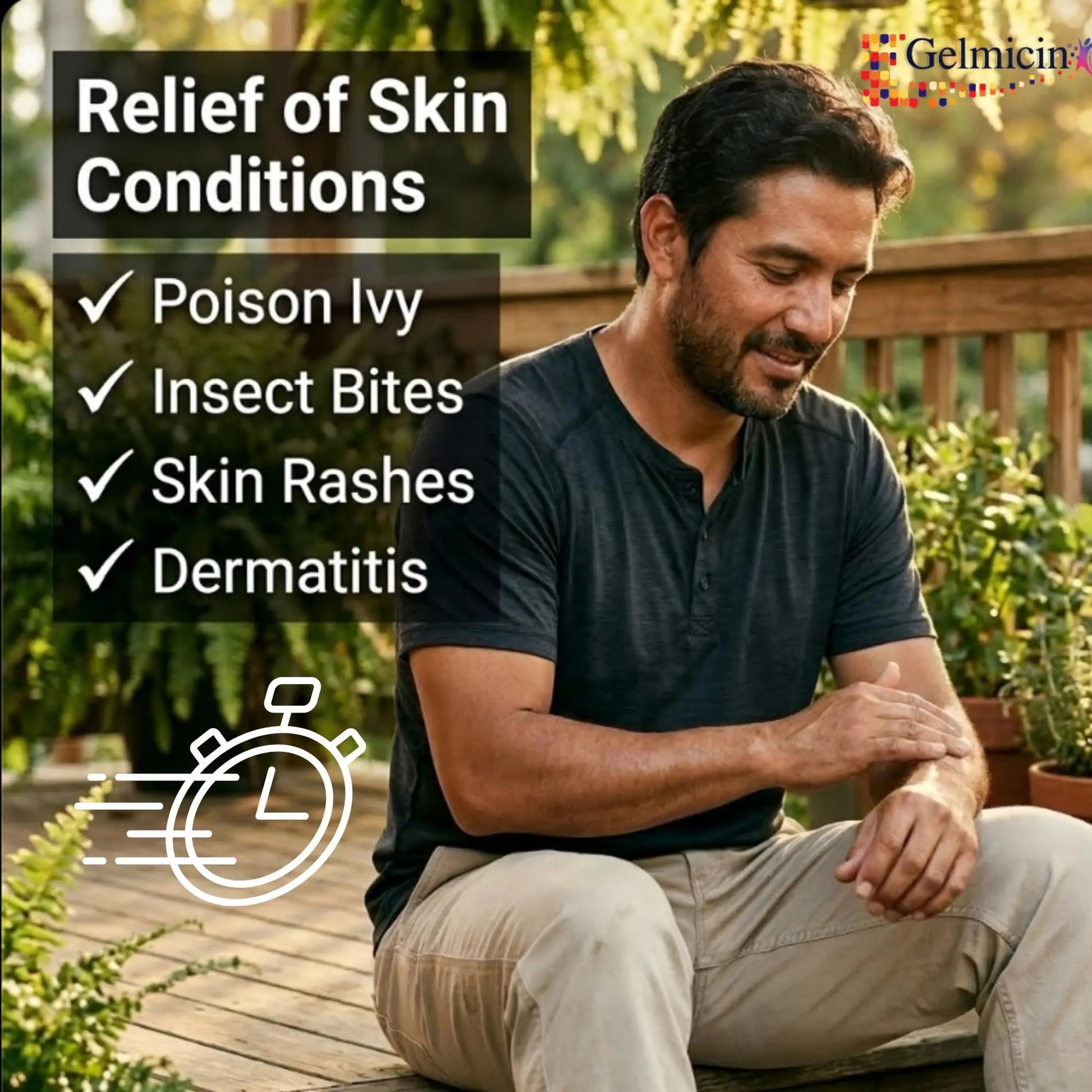 Gelmicin Cream 40g Skin Allergies, Skin Itch, Skin Rashes, Poison Ivy Relief- Contains 1.41 oz Gelmicinnz supplements
