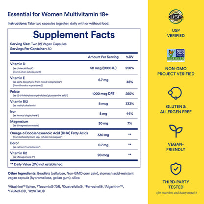 Ritual Multivitamin for Women 18+ & Daily Gut Health Support, 30 Days Supply RitualUS supplements
