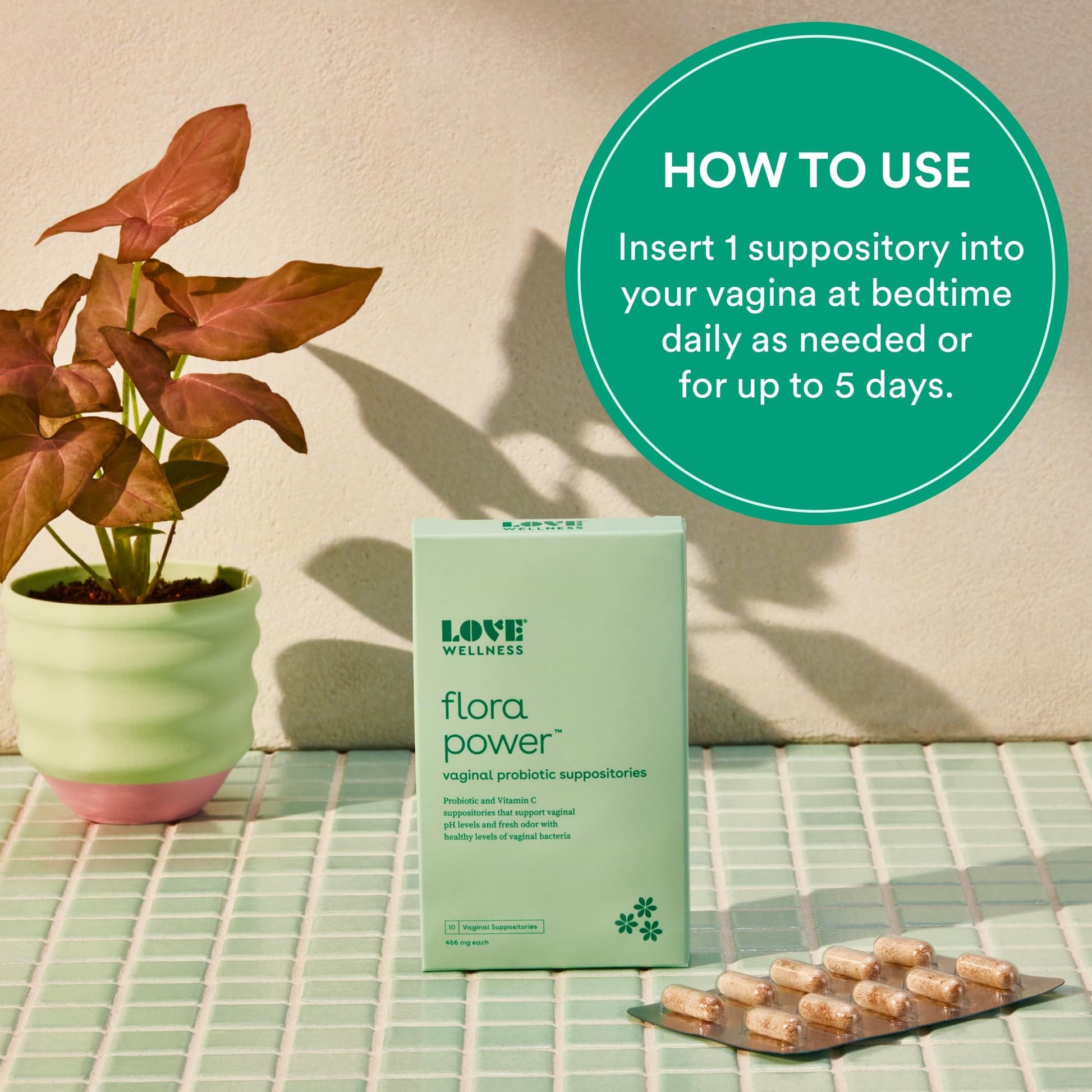 Love Wellness Flora Power & Good Girl Probiotics | Vaginal Suppositories & Prebiotics for Women Love WellnessAu supplements