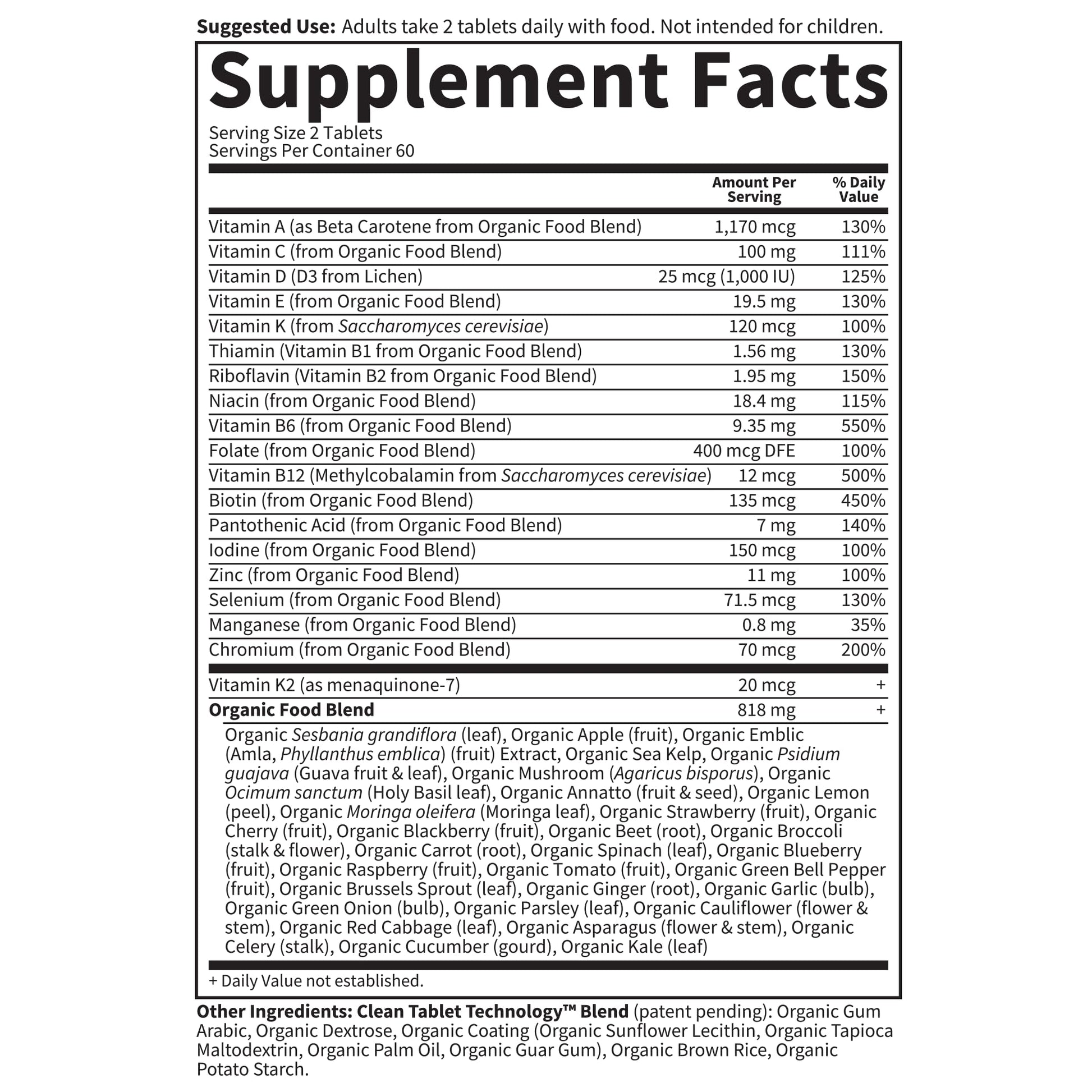 Garden of Life Organics Whole Food Multivitamin for Men, 120 Tablets, Vegan Mens Vitamins and Minerals for Health and Well-Being, Certified Organic Vegan Multi Garden of LifeAu supplements