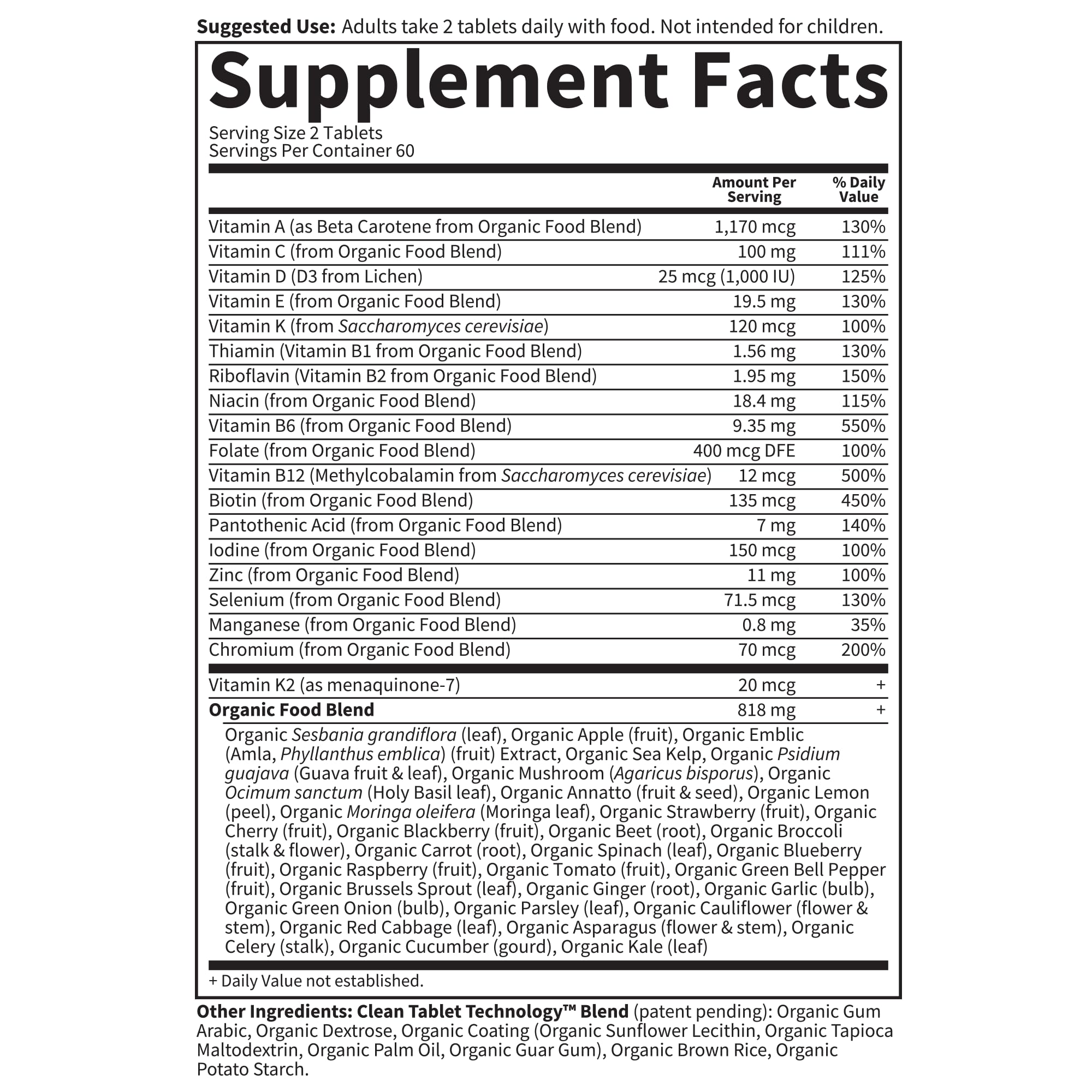 Garden of Life Organics Whole Food Multivitamin for Men, 120 Tablets, Vegan Mens Vitamins and Minerals for Health and Well-Being, Certified Organic Vegan Multi Garden of LifeAu supplements