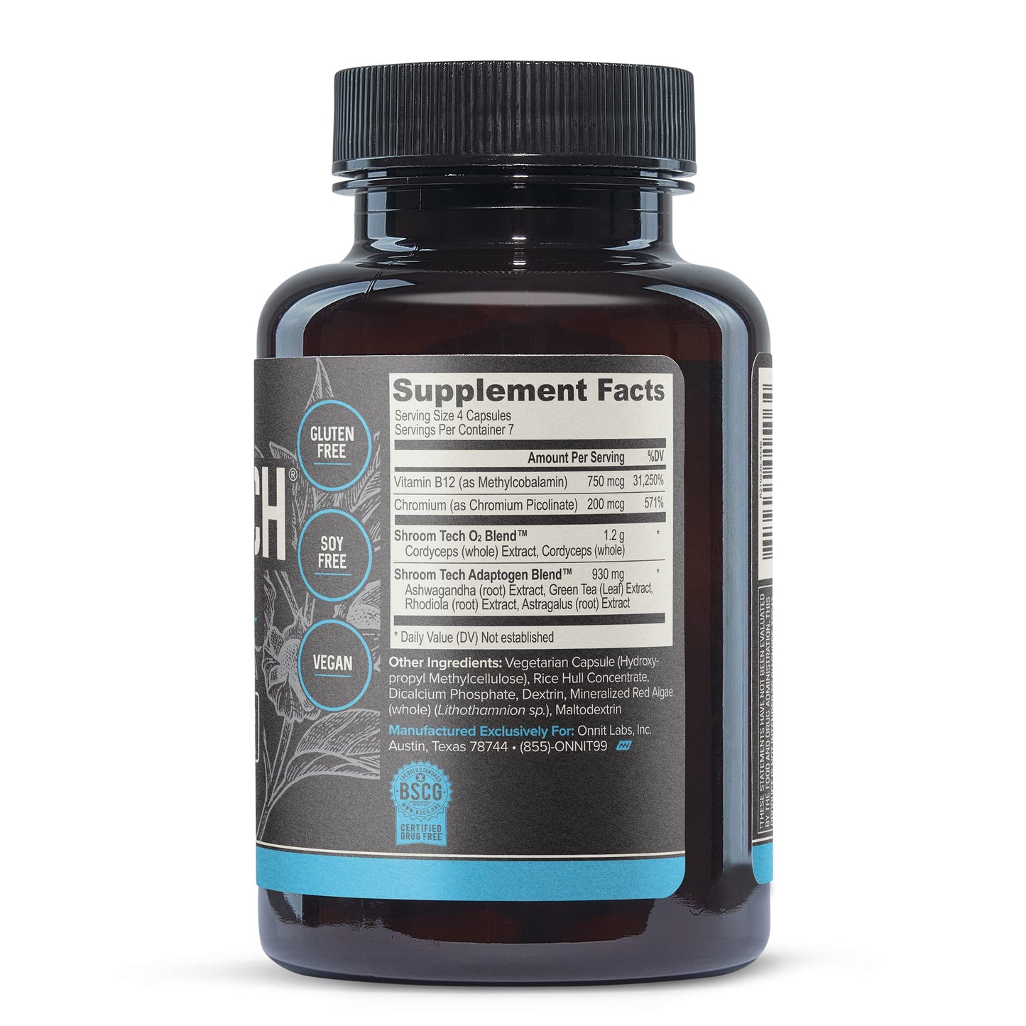 Onnit Shroom Tech SPORT: Clinically Studied Preworkout Supplement with Cordyceps ONNITUS supplements