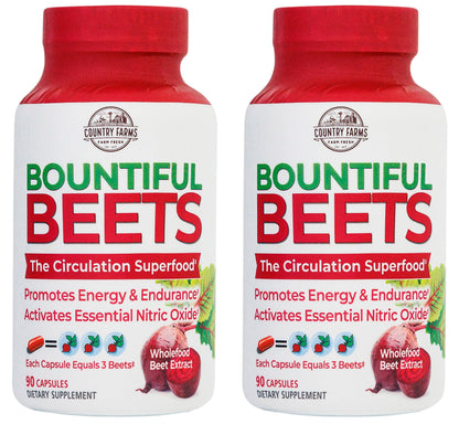 COUNTRY FARMS Bountiful Beets Root Capsules, Wholefood Beet Extract Superfood COUNTRY FARMSUS supplements