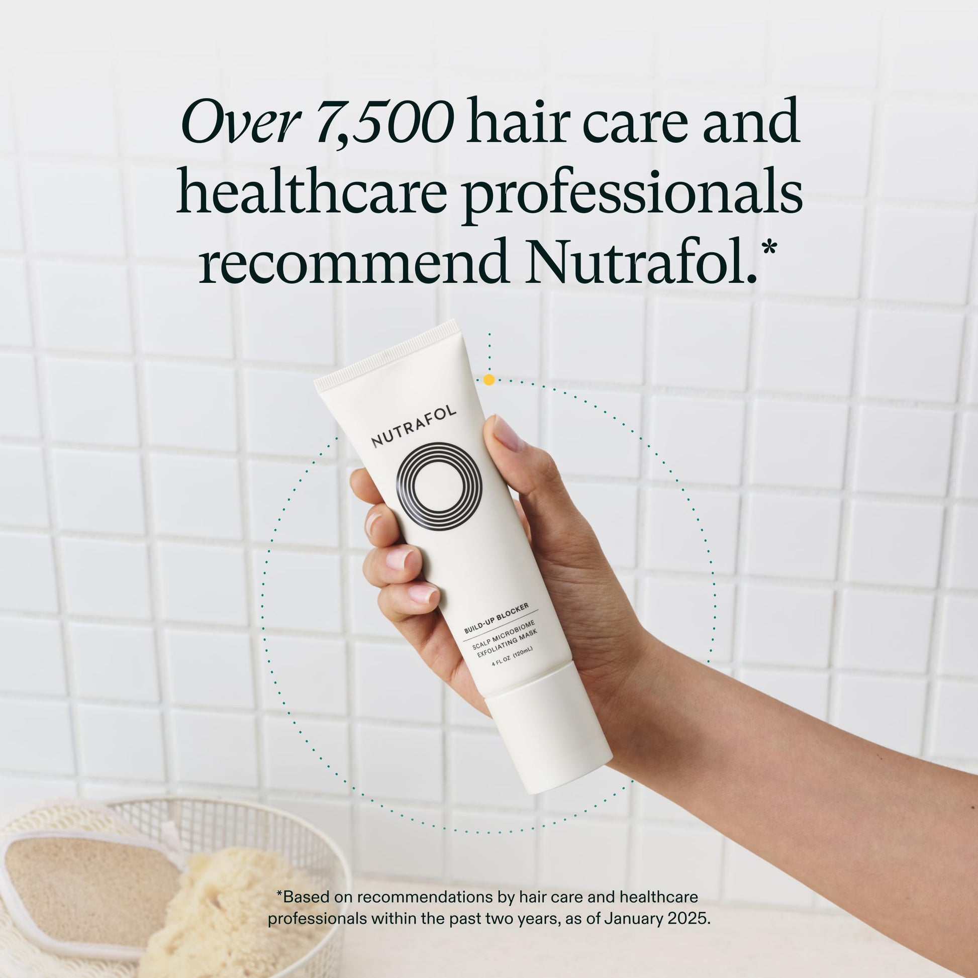 Nutrafol Exfoliating Scalp Mask, Eliminates Product Build-up and Oil for Healthier Hair and Scalp, Physician-formulated for Thinning Hair, Color and Extension Safe - 4 Fl Oz Bottle NutrafolUS supplements