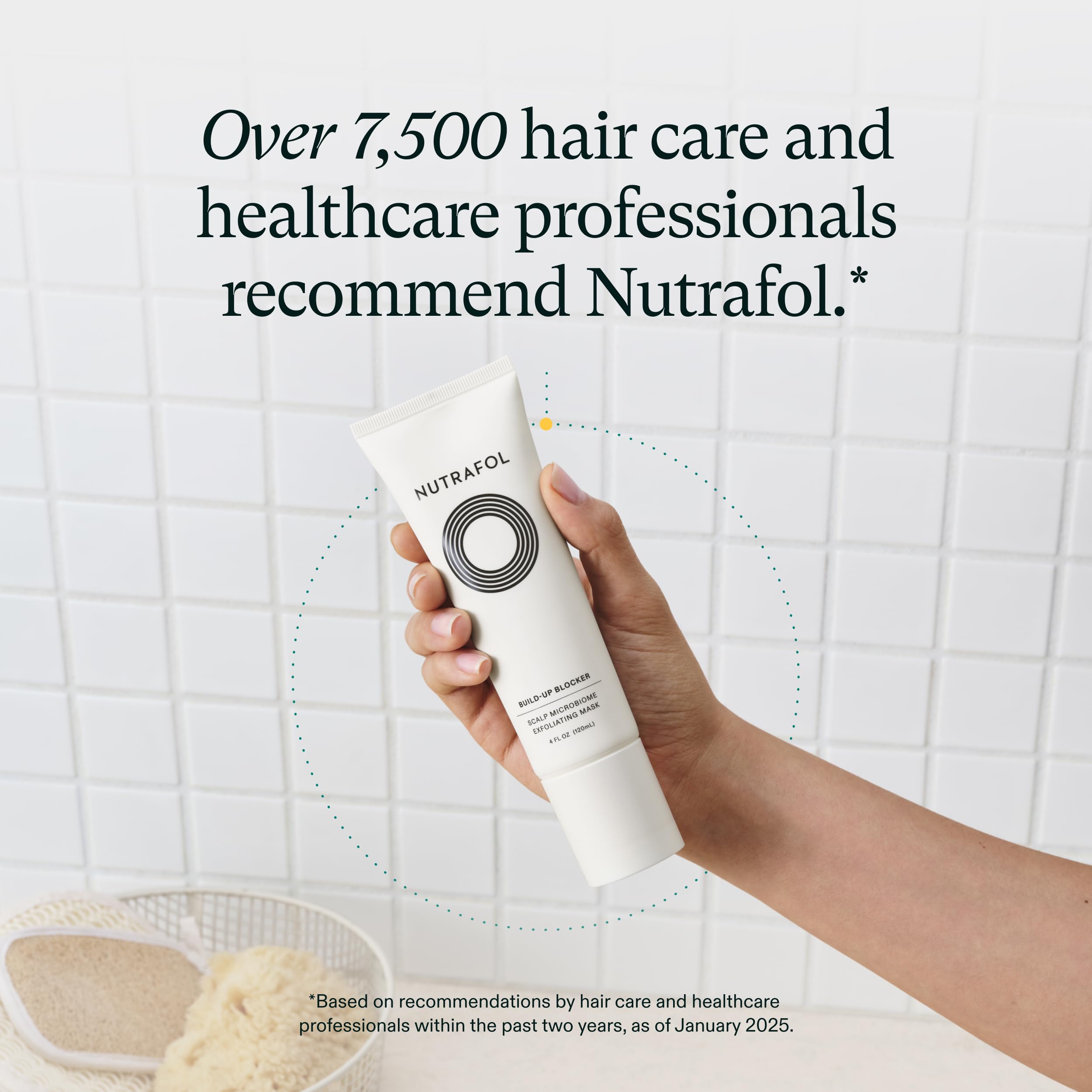 Nutrafol Exfoliating Scalp Mask, Eliminates Product Build-up and Oil for Healthier Hair and Scalp, Physician-formulated for Thinning Hair, Color and Extension Safe - 4 Fl Oz Bottle NutrafolUS supplements