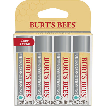 Burt's Bees Easter Basket Stuffers, Balm Bouquet Lip Balm Set, Original Beeswax, Vanilla Bean, Cucumber Mint, Coconut & Pear Pack, Natural Origin Lip Treatment, 4 Tubes, 0.15 oz. Burt's BeesAu supplements