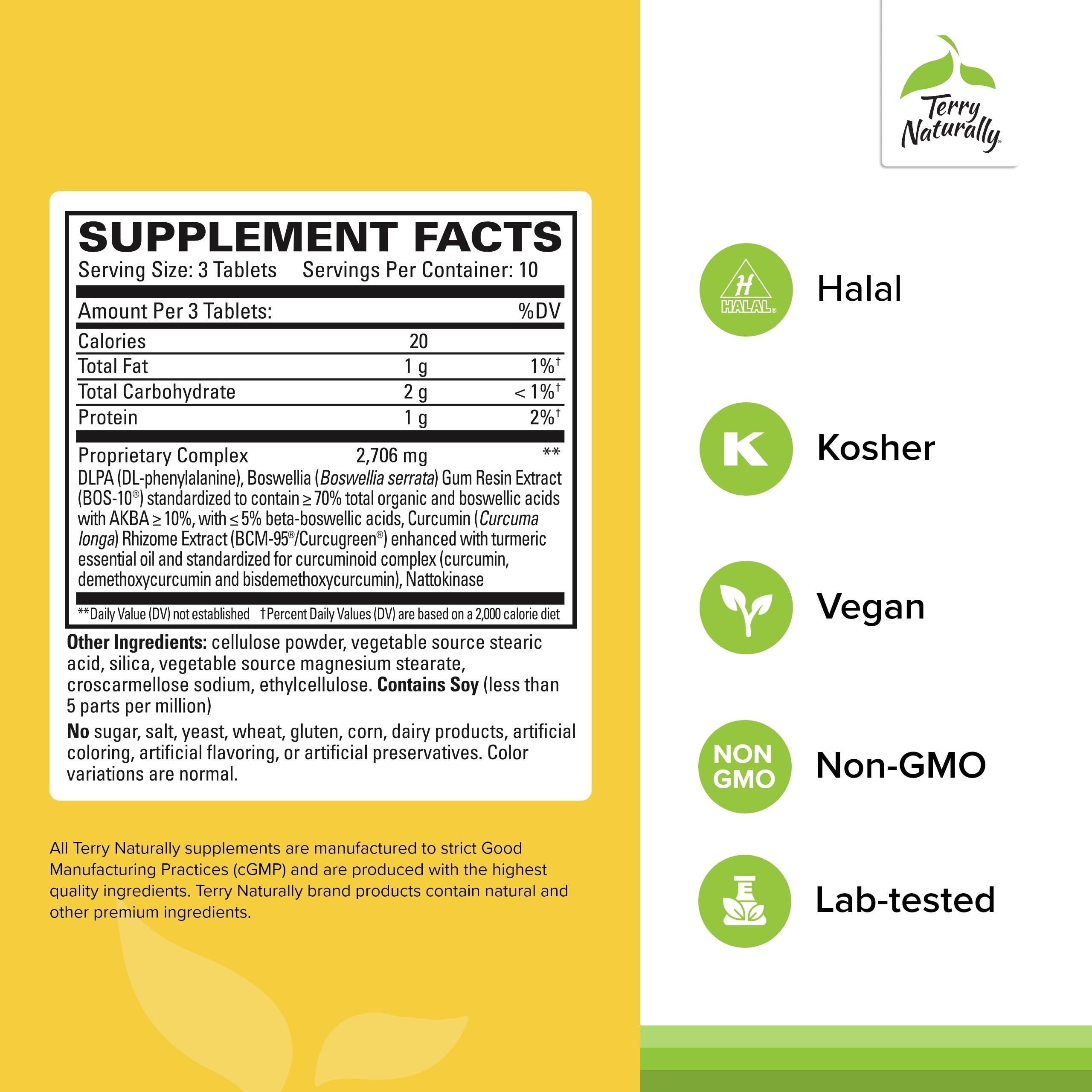 Terry Naturally Curamin Extra Strength - Curcumin & Boswellia Supplement for Healthy Circulation Support - Turmeric Supplement to Support Joints, Muscle Health & Endorphin Production - 30 Tablets Terry NaturallyAu supplements