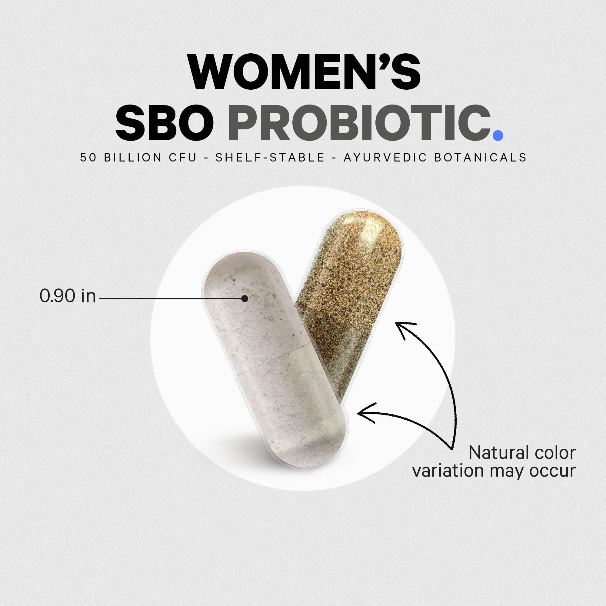 Codeage Women’s Probiotics Supplement - 50 Billion CFUs - SBO Probiotics & Prebiotics - Cranberries - Feminine Health - Fermented Botanical Blend, Whole Food Supplement - Vegan, Non-GMO - 60 Capsules CodeageAu supplements