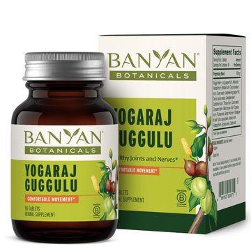 Banyan Botanicals Organic Yogaraj Guggulu – Joint Support & Mobility Supplement – Ayurvedic Herbal Blend for Flexibility, Neuromuscular Comfort – Deep Systemic Detox – 90 Tablets – USDA Organic* Banyan BotanicalsAu supplements
