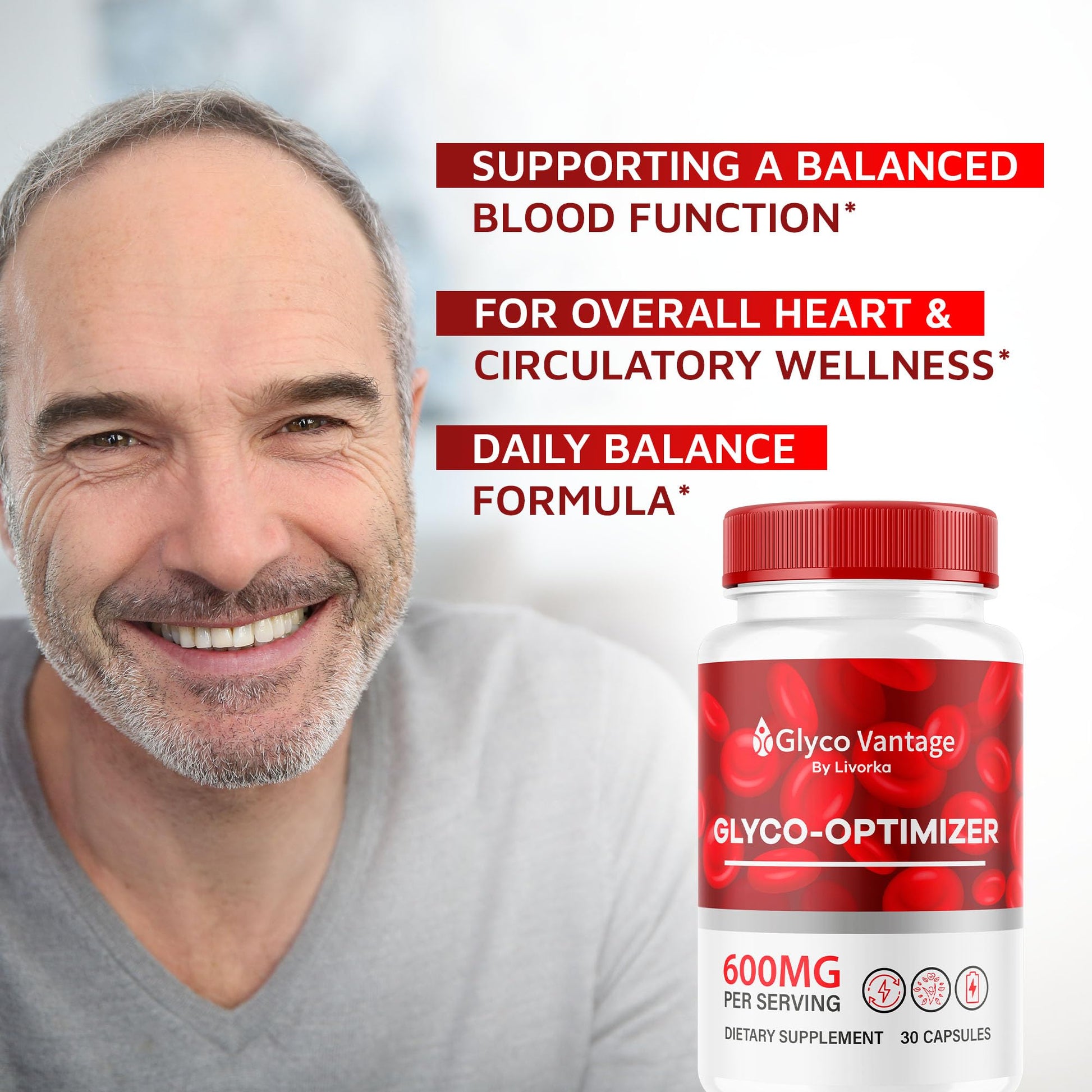 (3 Pack) Glyco Vantage Glyco Optimizer, Glyco Vantage, Glyco Vantage Capsules, Glyco Vantage Joint Optimizer, GlycoVantage Glyco Optimizer Pills, Glyco Vantage Support, 90 Capsules For 3 Months LIVORKAAu supplements