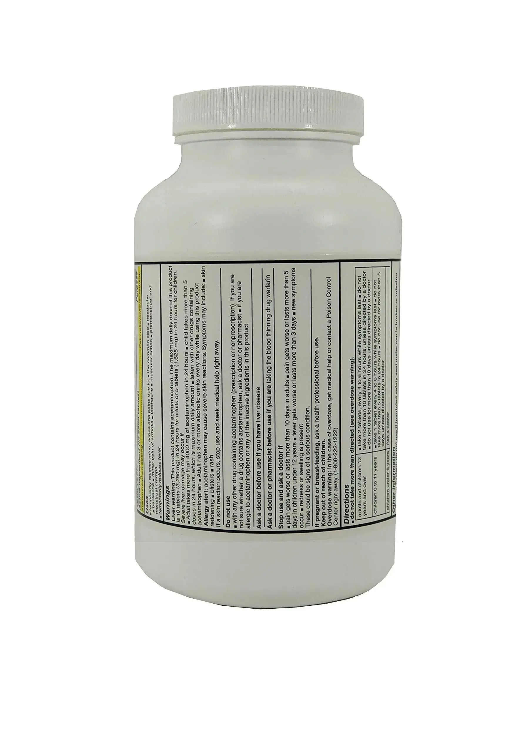 Pharbest Acetaminophen 325 mg 1000 Count Tablets HarbestAu supplements
