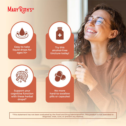 MaryRuth Organics Ashwagandha Root | USDA Organic Ashwagandha Liquid Drops | Stress Relief, Natural Calm, Relaxation and Mood Support Supplement | Adaptogenic | Nervine | Vegan | Non-GMO | 60 Servings MARYRUTH'SUS supplements