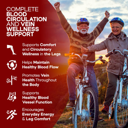 HerbaMe Blood Circulation Supplement, 120 Capsules, Supports Leg Vein, Heart, Vessels and Cardiovascular Health with Niacin, L-Arginine, Ginger, Cayenne Pepper HerbaMeUS supplements