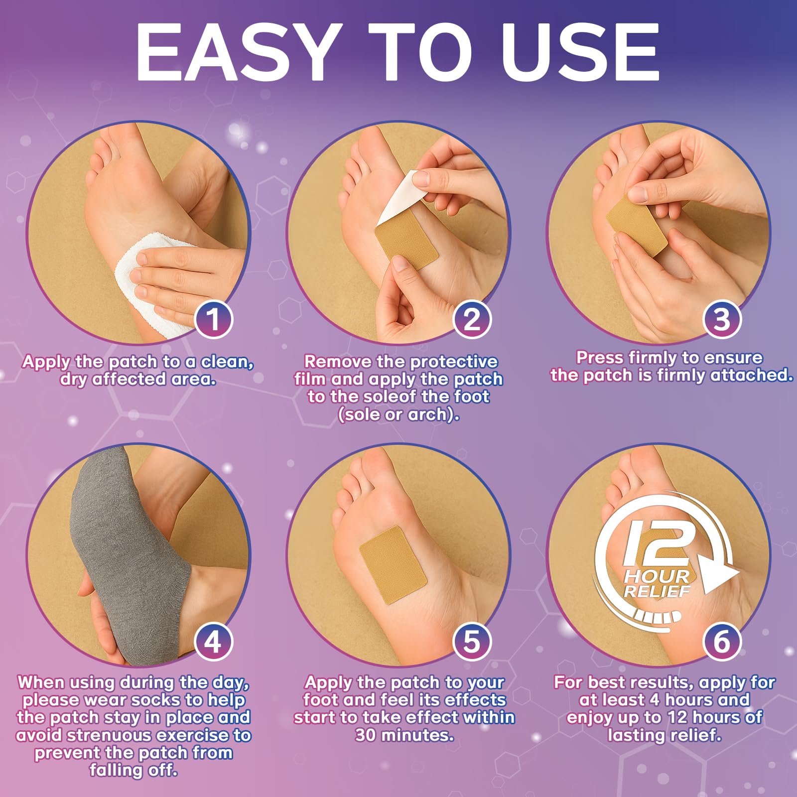 Mosconly Plantar Fasciitis Relief 14 Pcs, Natural Heel Discomfort Relief for Plantar Fasciitis, 12 Hour Maximum Strength Deep Hot, Soothing of Joint Soreness for Heel Discomfort MosconlyAu supplements
