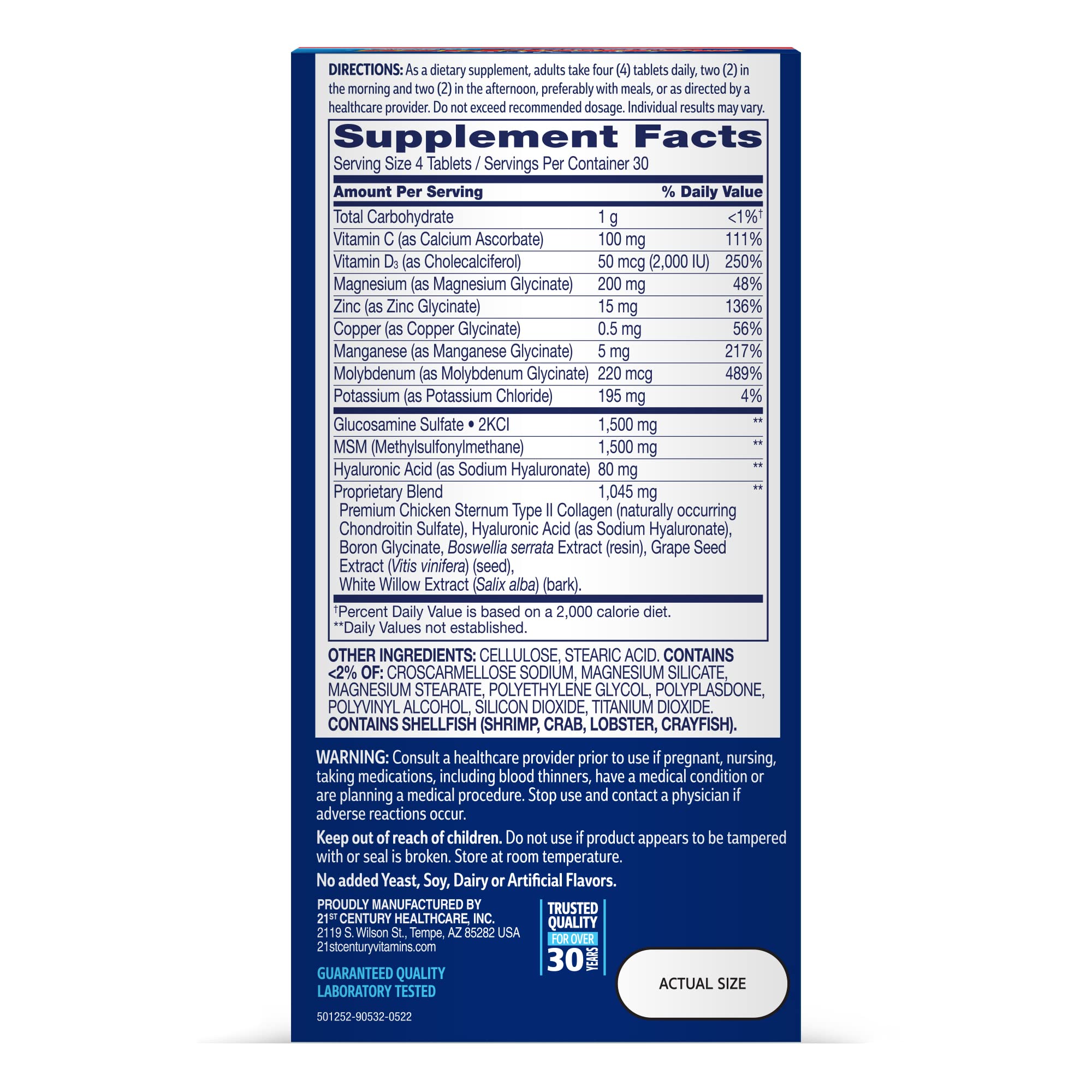 21st Century Arthri-Flex Advantage® + Vitamin D3, 120 Coated Tablets 21st CenturyAu supplements