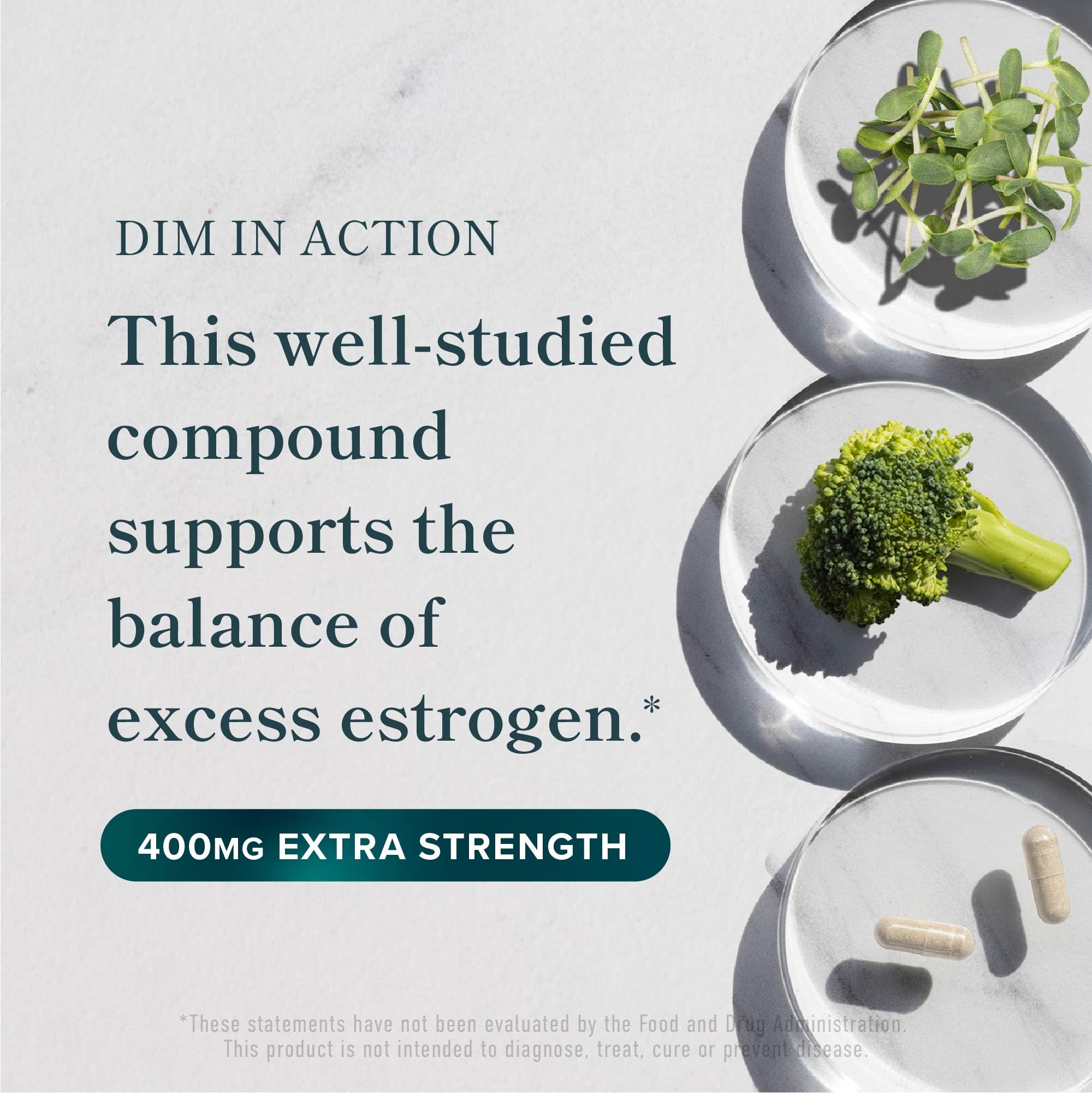 DIM Supplement 400MG Extra Strength | Hormone Balance for Men and Women | Menopause, Acne, Hot Flashes Relief, Prostate Support & Antioxidant Support | Soy-Free, Gluten-Free | SMNutrition | 90 Ct. SMNutritionAu supplements