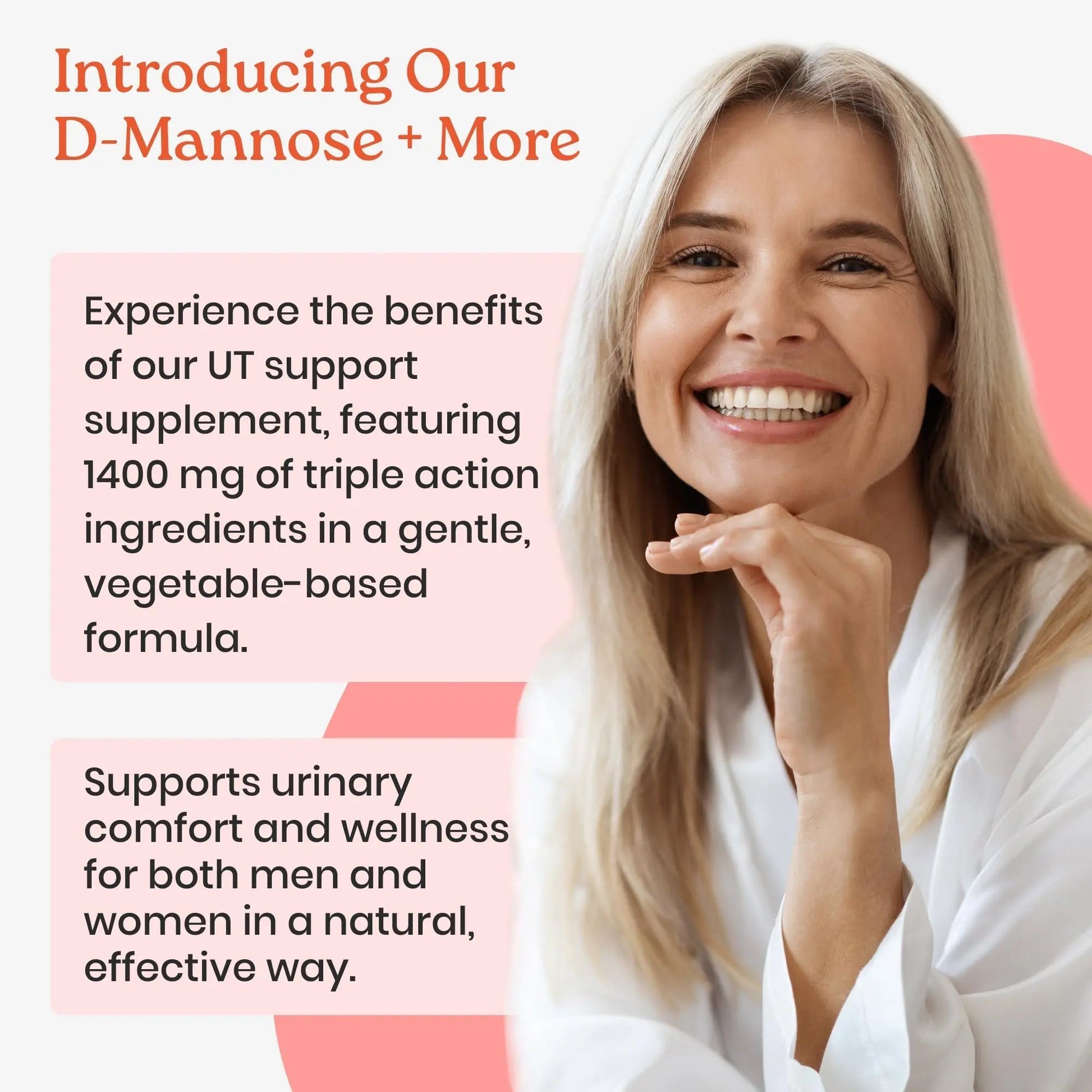 NewLife Naturals D-Mannose Capsules | w/Cranberry and Hibiscus Extracts | Natural Urinary Tract Health Supplement | 1400mg Pure Veggie Powder | 60 Veggie Capsules NewLife NaturalsAu supplements