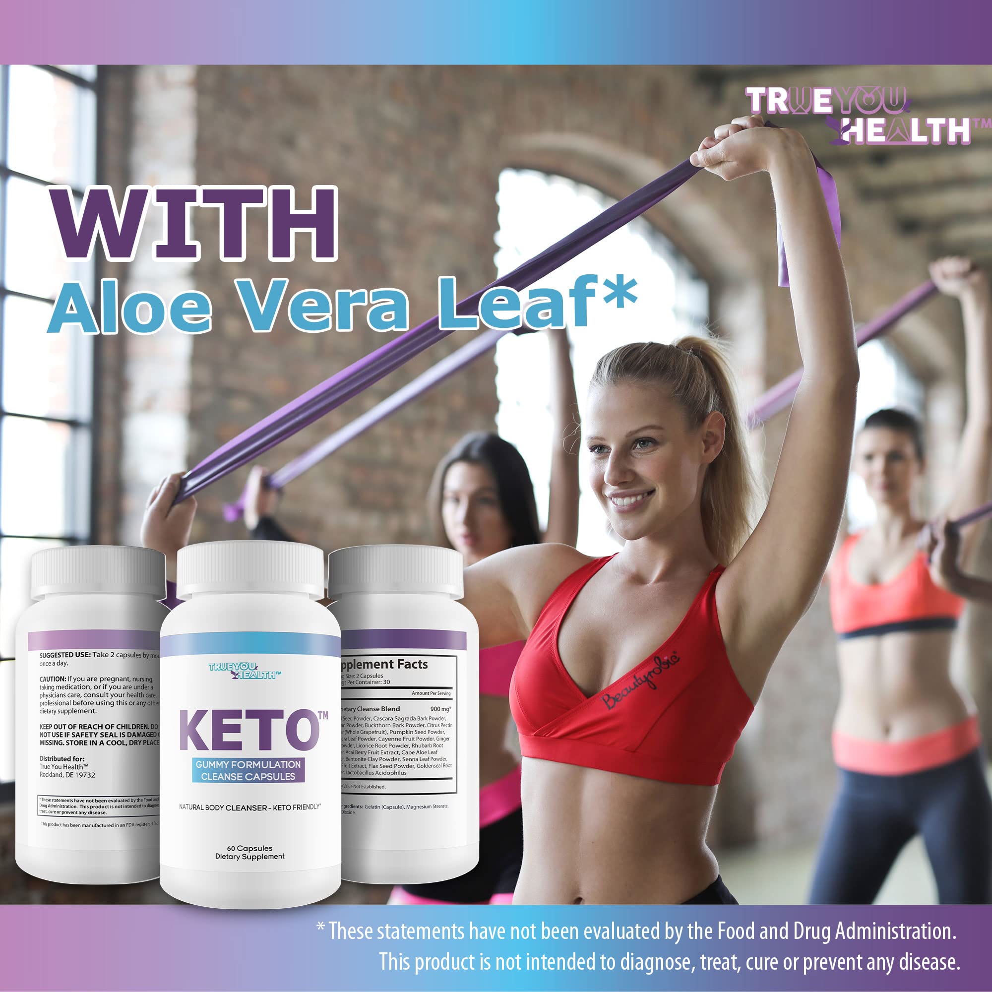 Keto Gummy Formulation Cleanse Capsules - Aid Cleansing & Detoxification - Help Flush GenericUS supplements
