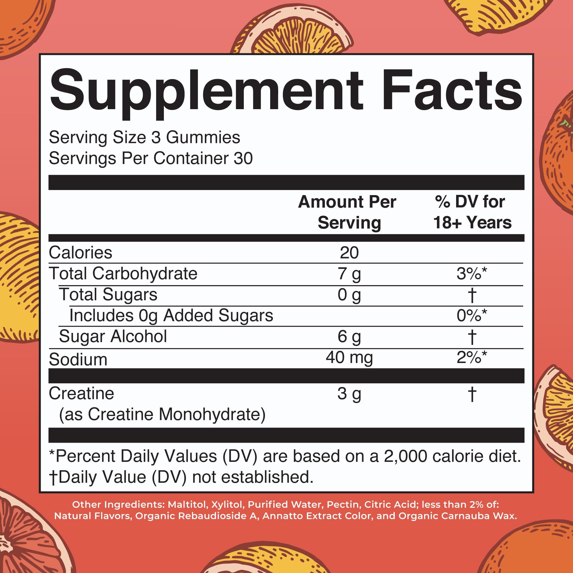 MaryRuth's Creatine Gummies | Creatine Monohydrate Gummies | 3g Creatine Per Serving | Creatine for Women & Men | Tangerine Citrus Flavor | Exercise | Workout | Sugar Free | Vegan | 90 Count MARYRUTH'SAu supplements