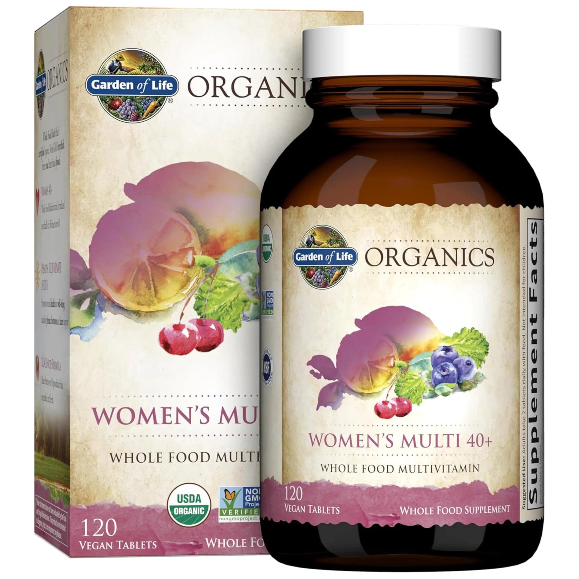 Garden of Life Multivitamin for Women 40 Plus, Organics Womens Vitamins, Hormone & Breast Health Support Blend Garden of LifeAu supplements