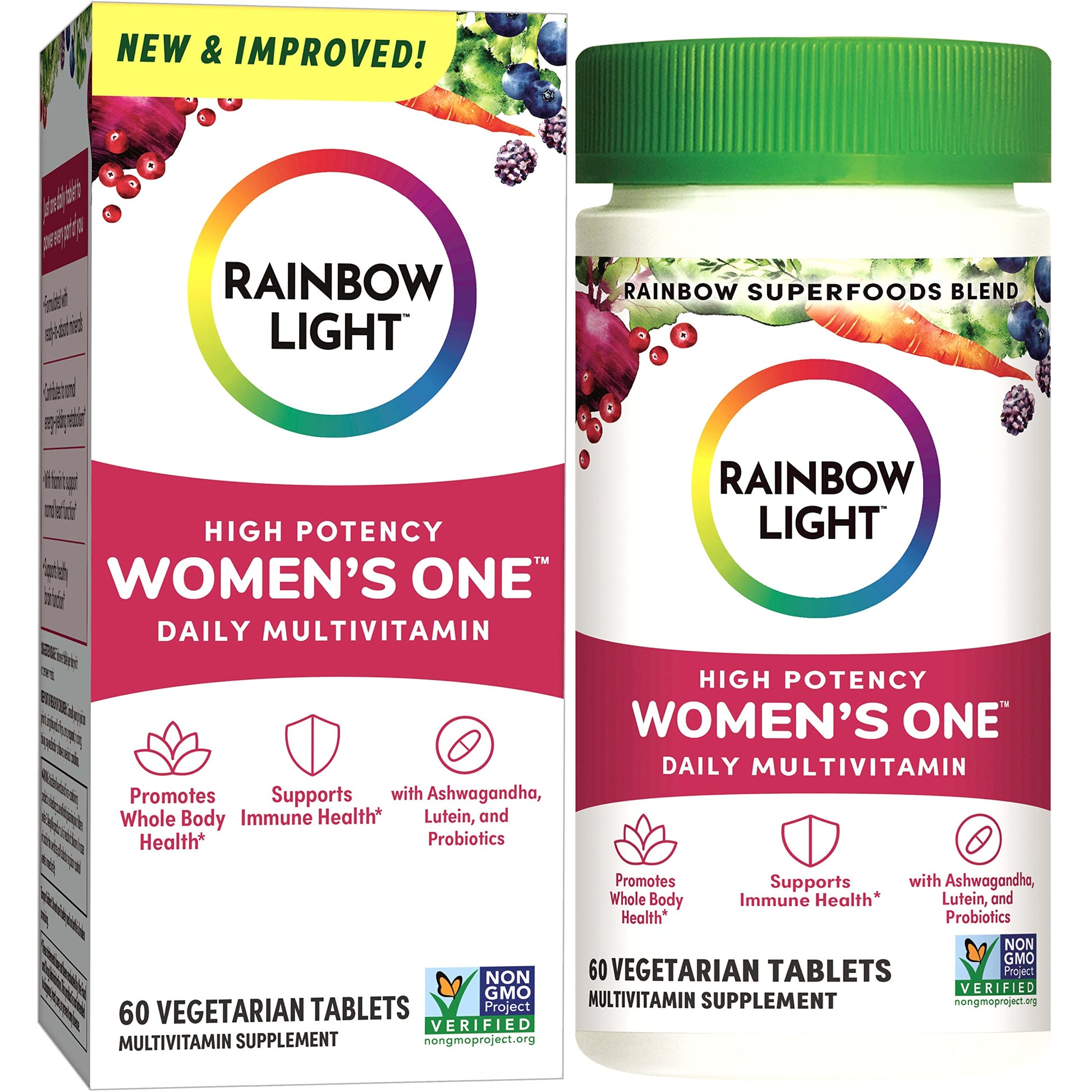 Rainbow Light Womens One High-Potency Daily Multivitamin, Womens Multivitamin Provide Rainbow LightAu supplements
