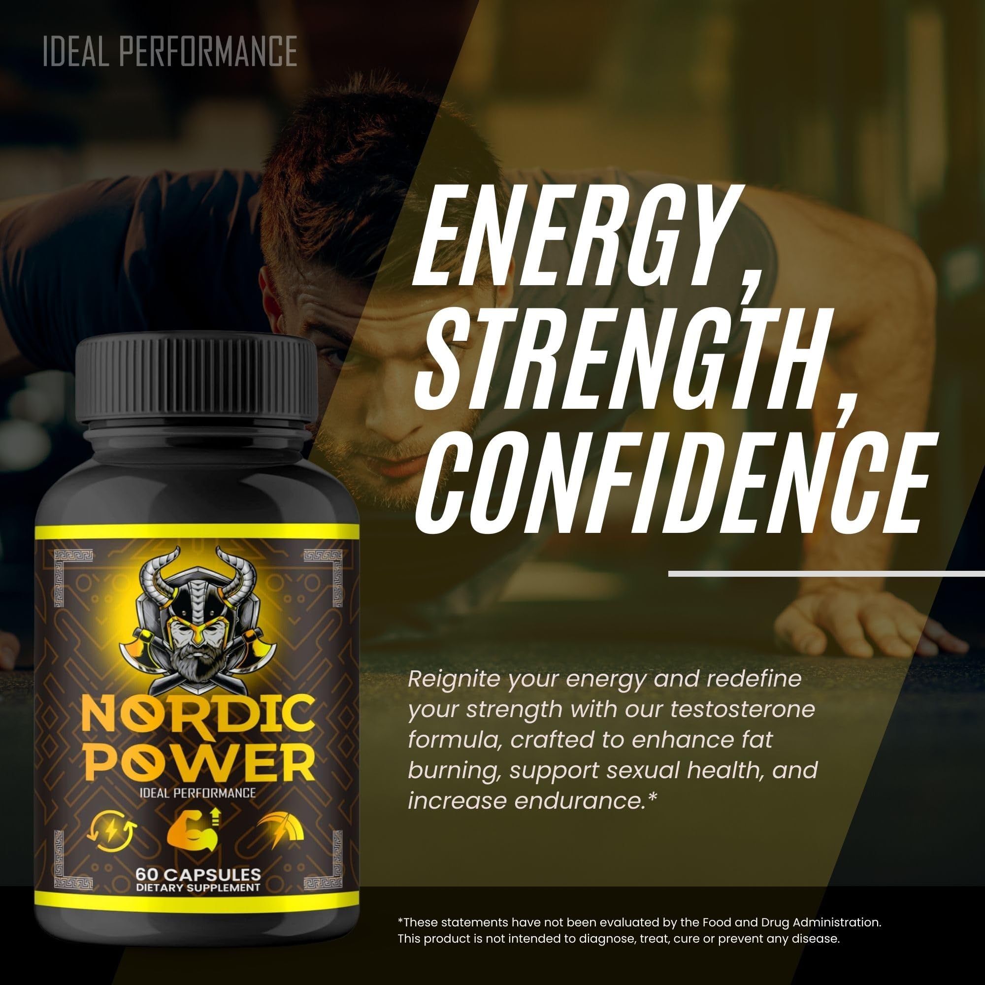 Nordic Power Pills, Official Nordic Power Capsules - Maximum Strength Energy, Stamina and Performance, Premium Formula to Support Overall Well-Being, Natural NordicPower Pastillas Review (2 Pack) IDEAL PERFORMANCEAu supplements