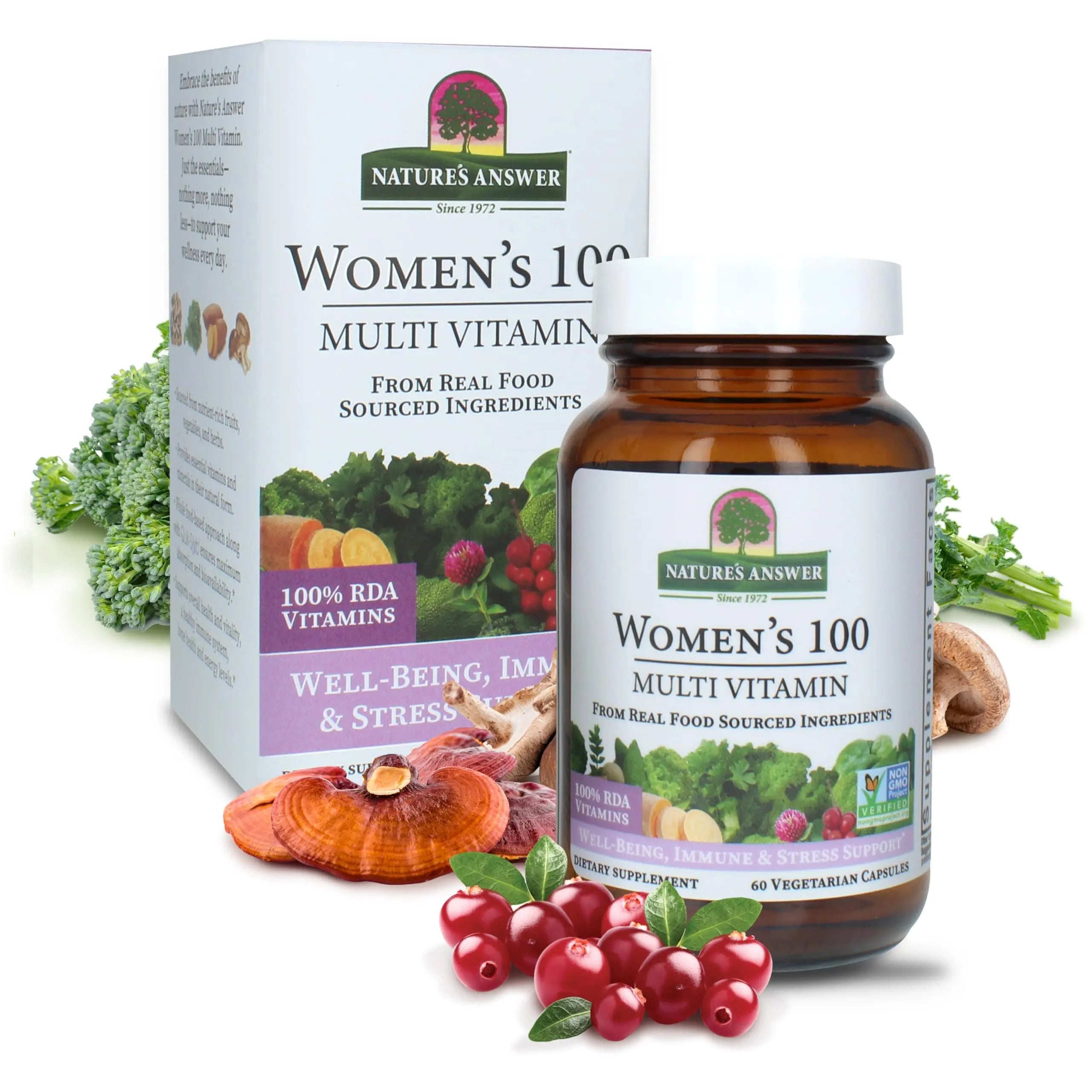 Nature's Answer Women's 100, Multivitamin, 60 Vegetarian Capsules Nature's AnswerAu supplements