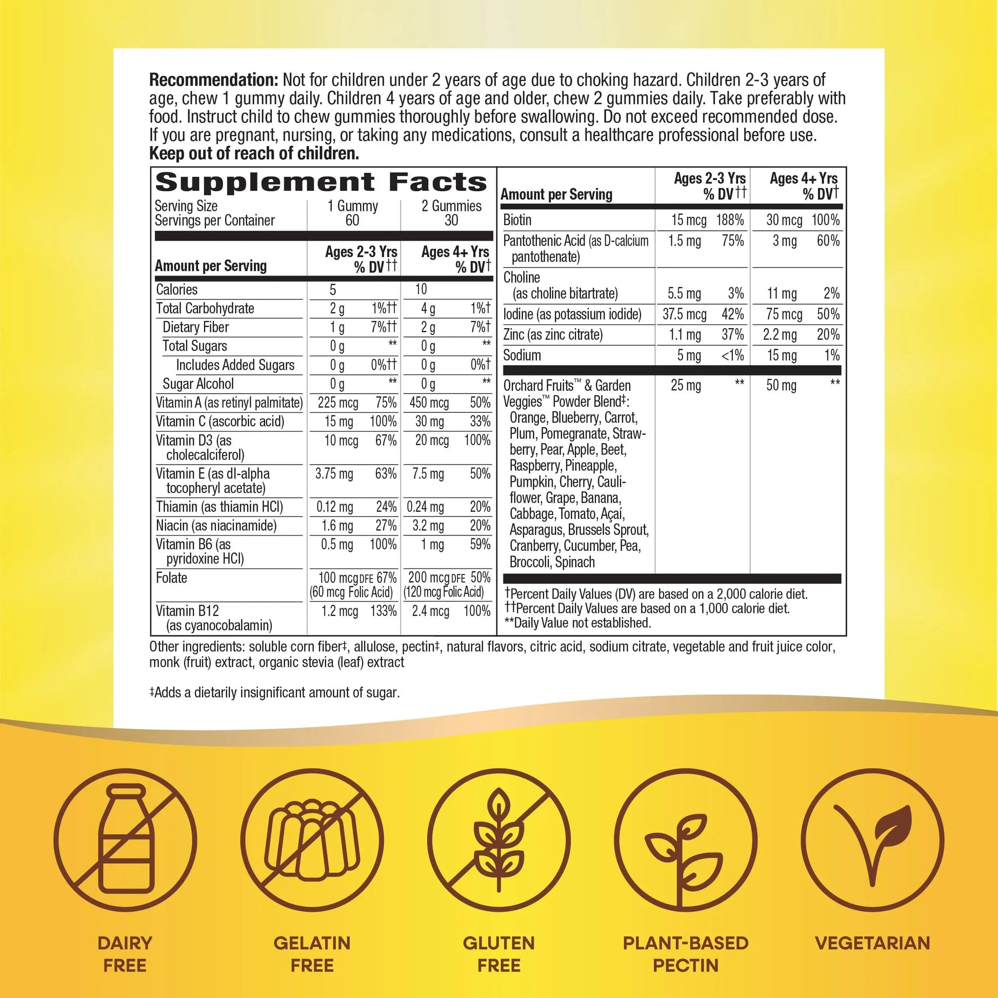 Nature’s Way Alive! Kids Zero Sugar Gummy Multivitamins, for Kids Ages 2+, Supports Bone, Eye & Immune Health Nature's WayAu supplements
