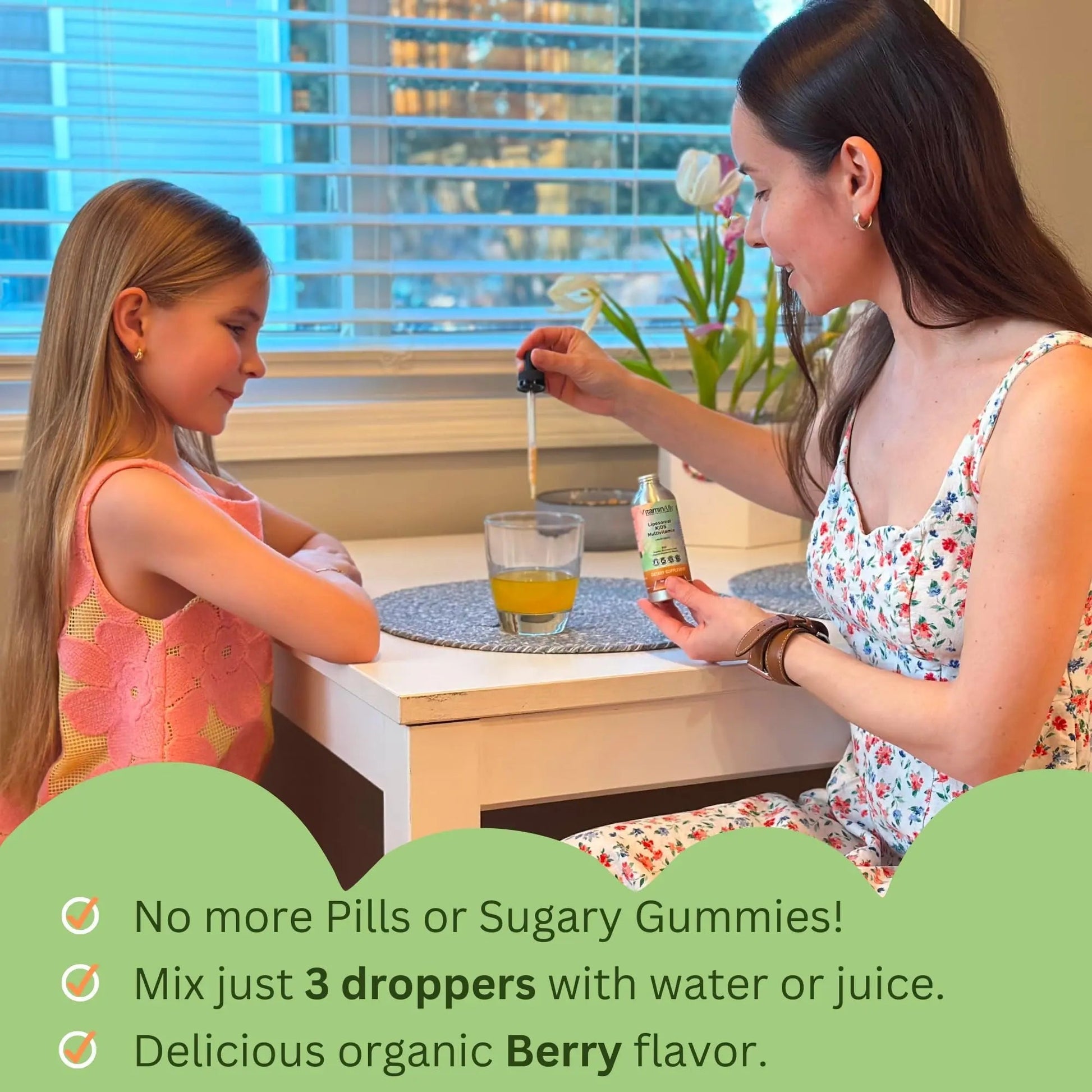 Vitaminally Liposomal Kids Liquid Multivitamin | Non-GMO | Clean | Sugar Free | Gluten Free | Organic Berry Flavors | VitaminallyAu supplements