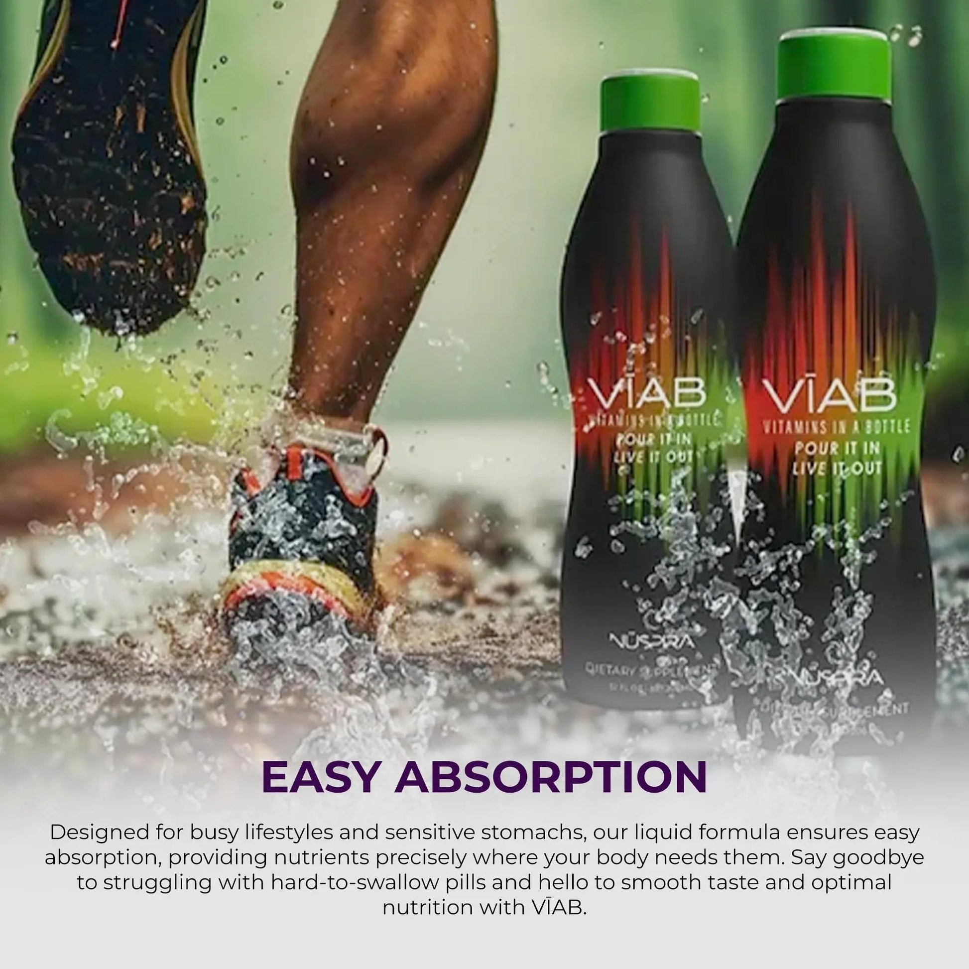 NüSpira - VĪAB Liquid Multi-Vitamin - Effortless Wellness for The Whole Family - Potent Blend of Vitamins & Minerals - Smooth Taste - 30oz NuSpiraAu supplements