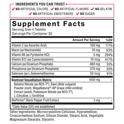 Force Factor Blood Pressure Support with Nitrates, Grapeseed - Boosts Nitric Oxide Force FactorUS supplements