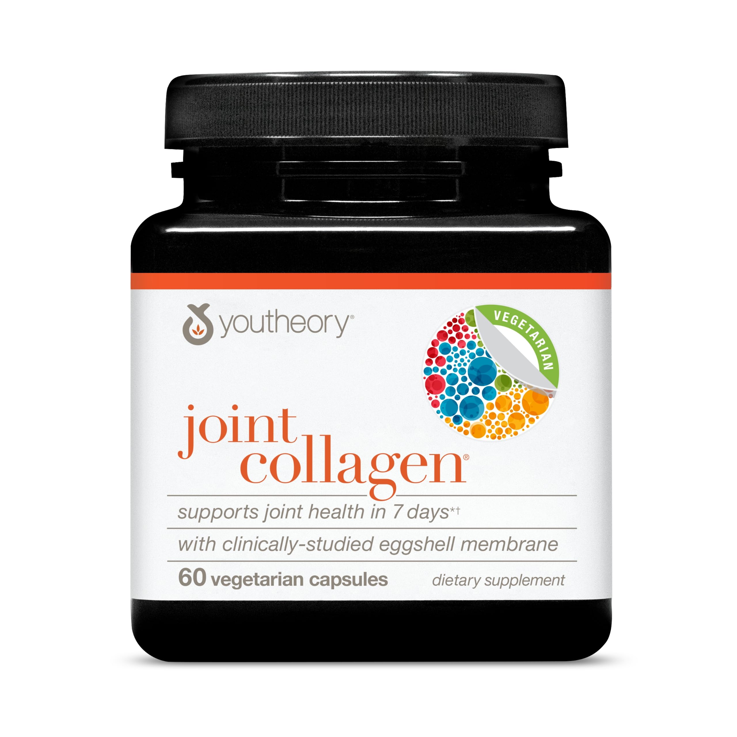 Youtheory Joint Collagen - Vegetarian Collagen Supplement with NEM Eggshell Membrane & Boswellia Extract - Dairy, Soy & Gluten Free - 60 Vegetarian Capsules YoutheoryAu supplements