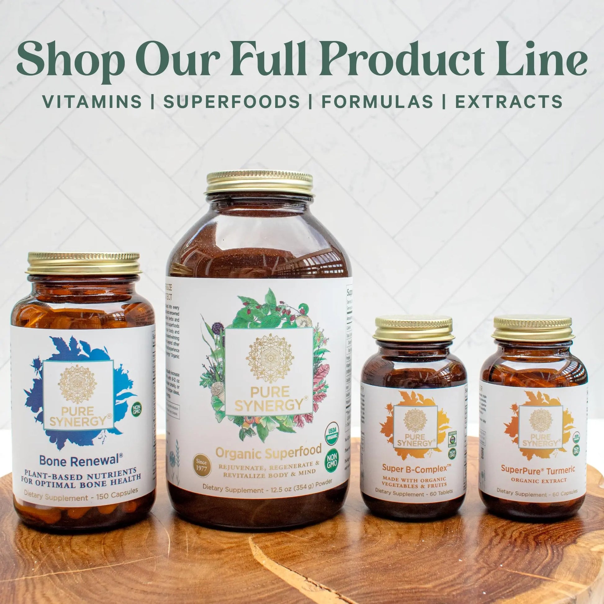 PURE SYNERGY Vita·Min·Vitality | Natural Multivitamin for Men | Men’s Daily Multivitamin Made with Organic Whole Foods | for Energy, Stress, and Immune Support (60 Tablets) PURE SYNERGYnz supplements