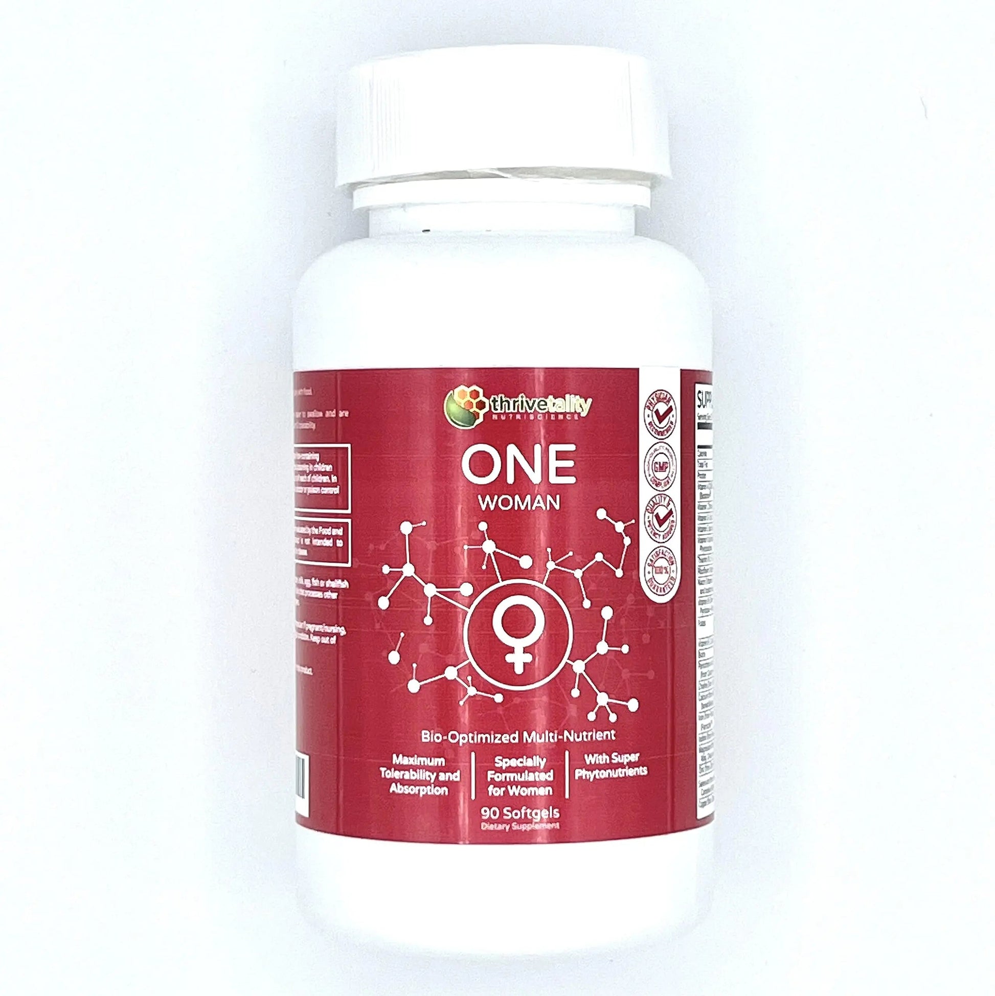 ONE Woman Bio-Optimized Multi-Nutrient by Thrivetality | Women's Multivitamin | #1 Physician Formulated | Science Based | Clinically Proven | Thrivetality NutriscienceAu supplements