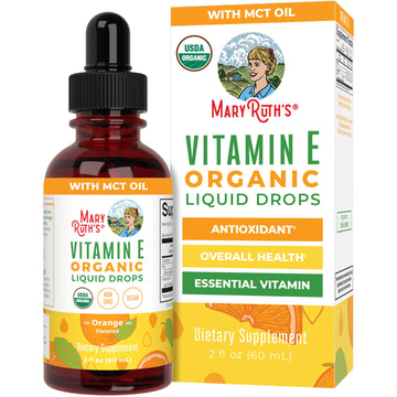 MaryRuth Organics USDA Vitamin E Liquid Drops 2 Month Supply | Bone and Joint Health | Cognitive Health for Adults and Kids | Sugar Free, Vegan, Non-GMO, Gluten Free | 2 Ounces MARYRUTH'SUS supplements