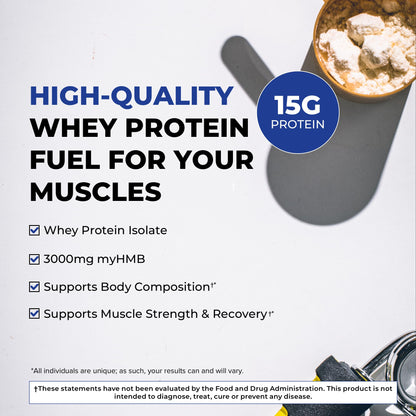 POWERLIFE Tony Horton High Impact Grass Fed Whey Protein with 3000 MG of HMB POWERLIFEUS supplements