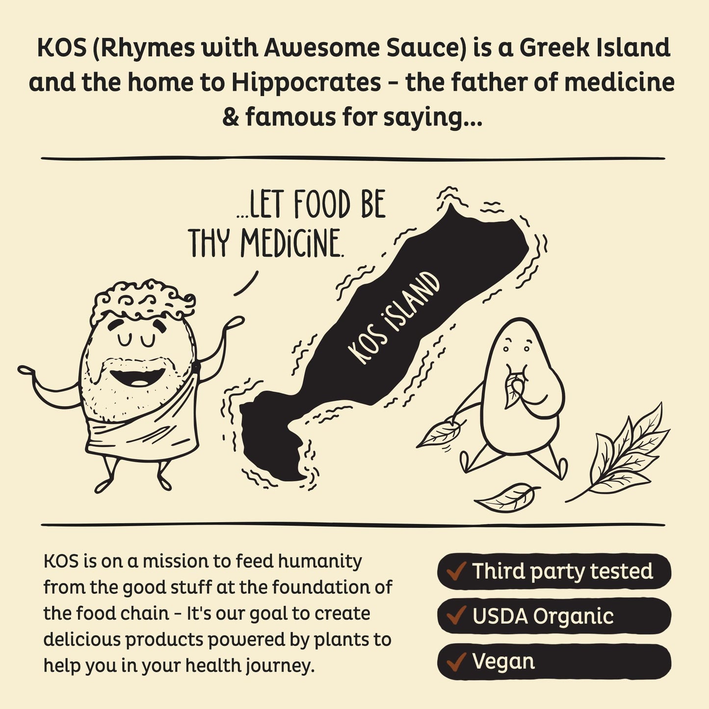 KOS Vegan Protein Powder Erythritol Free, Vanilla USDA Organic - Pea Protein Blend, Plant Based Superfood Rich in Vitamins & Minerals - Keto, Dairy Free - Meal Replacement for Women & Men, 28 Servings KOSUS supplements